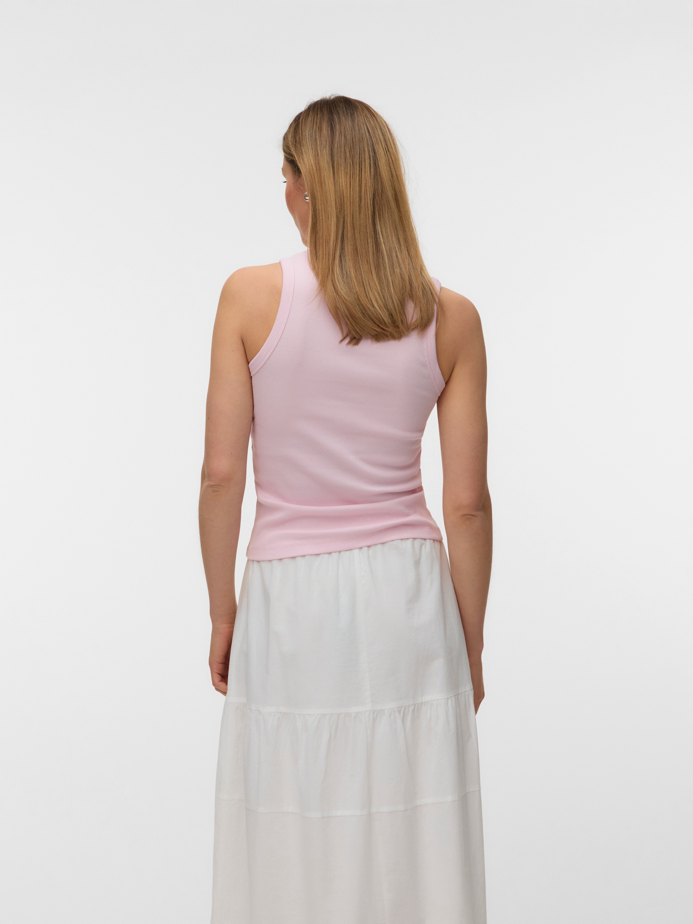 Vero Moda Tanktop »VMNAJA TANK TOP BOX JRS« Baumwollmischung