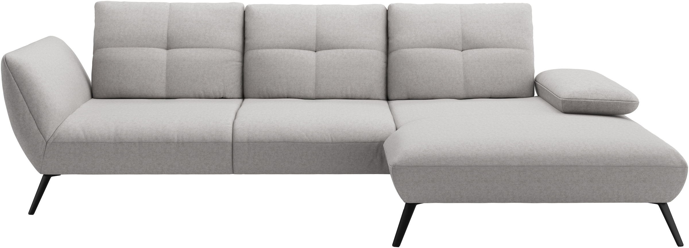 PLACES OF STYLE Ecksofa »Mikado L-Form« inkl. Sitztiefenverstellung und Armteilverstellung