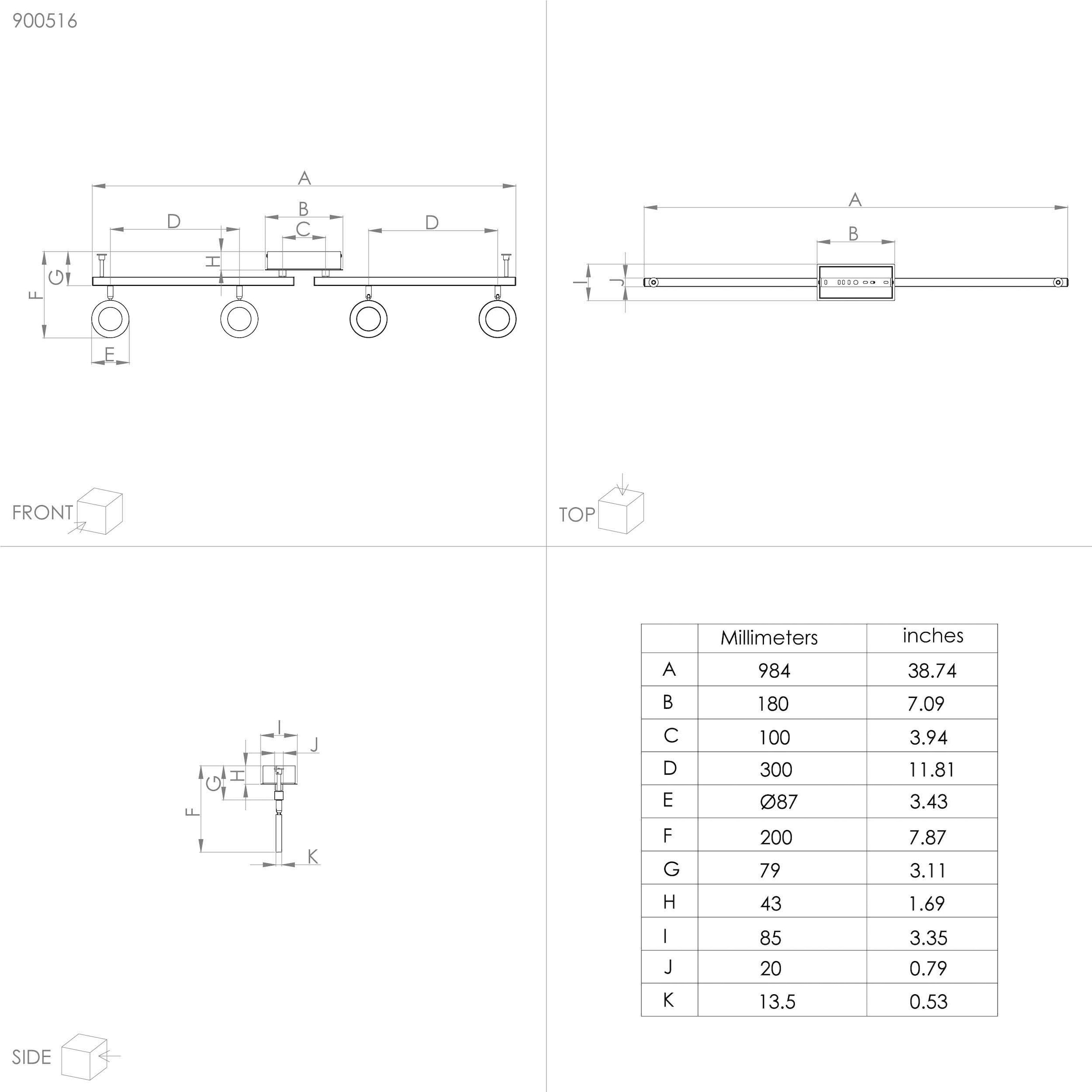 EGLO Deckenspot »CARDILLIO 2«, Leuchtmittel LED-Modul | LED fest integriert, Deckenspot in schwarz aus Alu, Stahl - 3,2W und 3,3W - Warmweiß