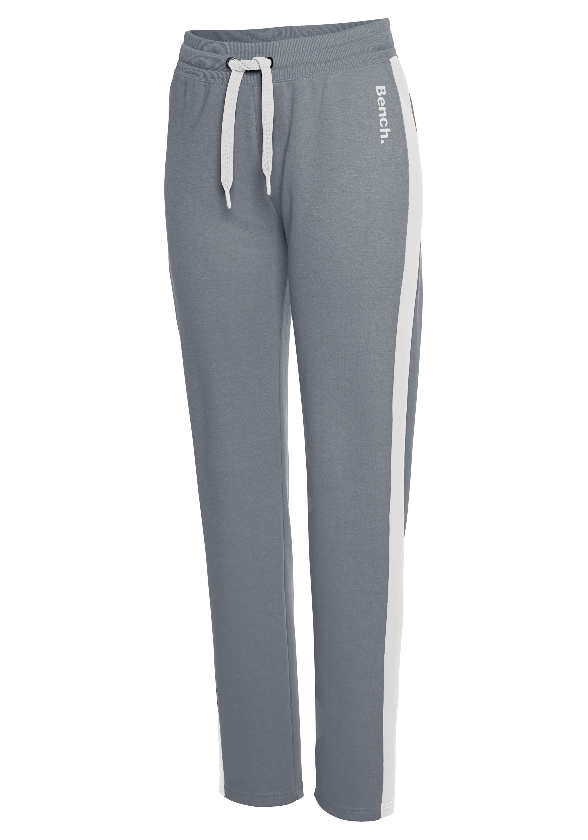 Bench. Loungewear Loungehose, mit Seitenstreifen und geradem Bein, Loungewear