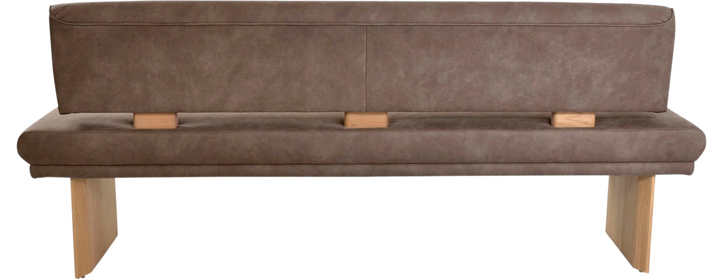 Thumbnail - K+W Komfort & Wohnen Polsterbank "Longbeach", (1 St.), Spitzkissenoptik im Sitz, wahlweise in der Breite 204cm oder 224c...