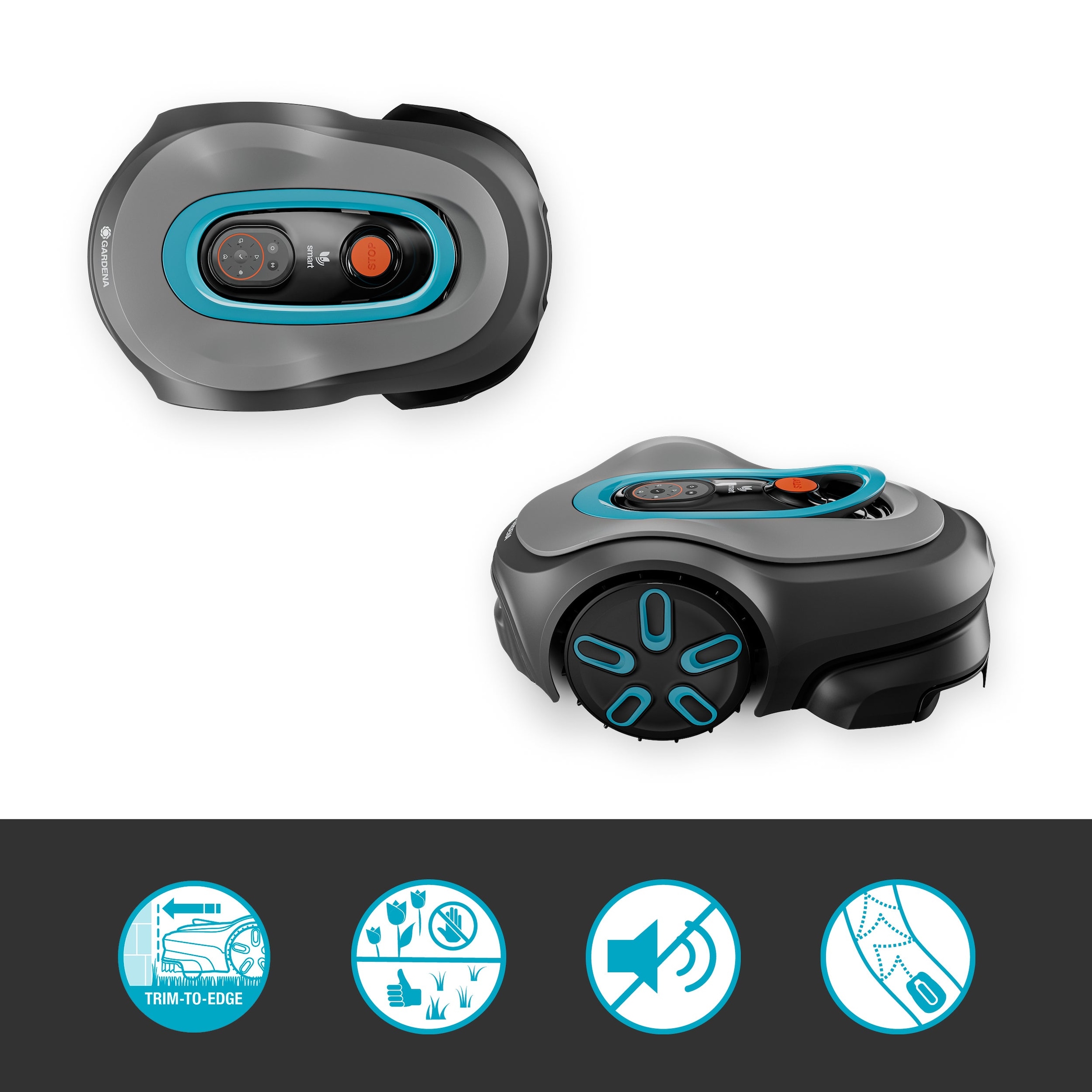 GARDENA Rasenmähroboter »smart SILENO pro«, inkl. 150 m Begrenzungskabel