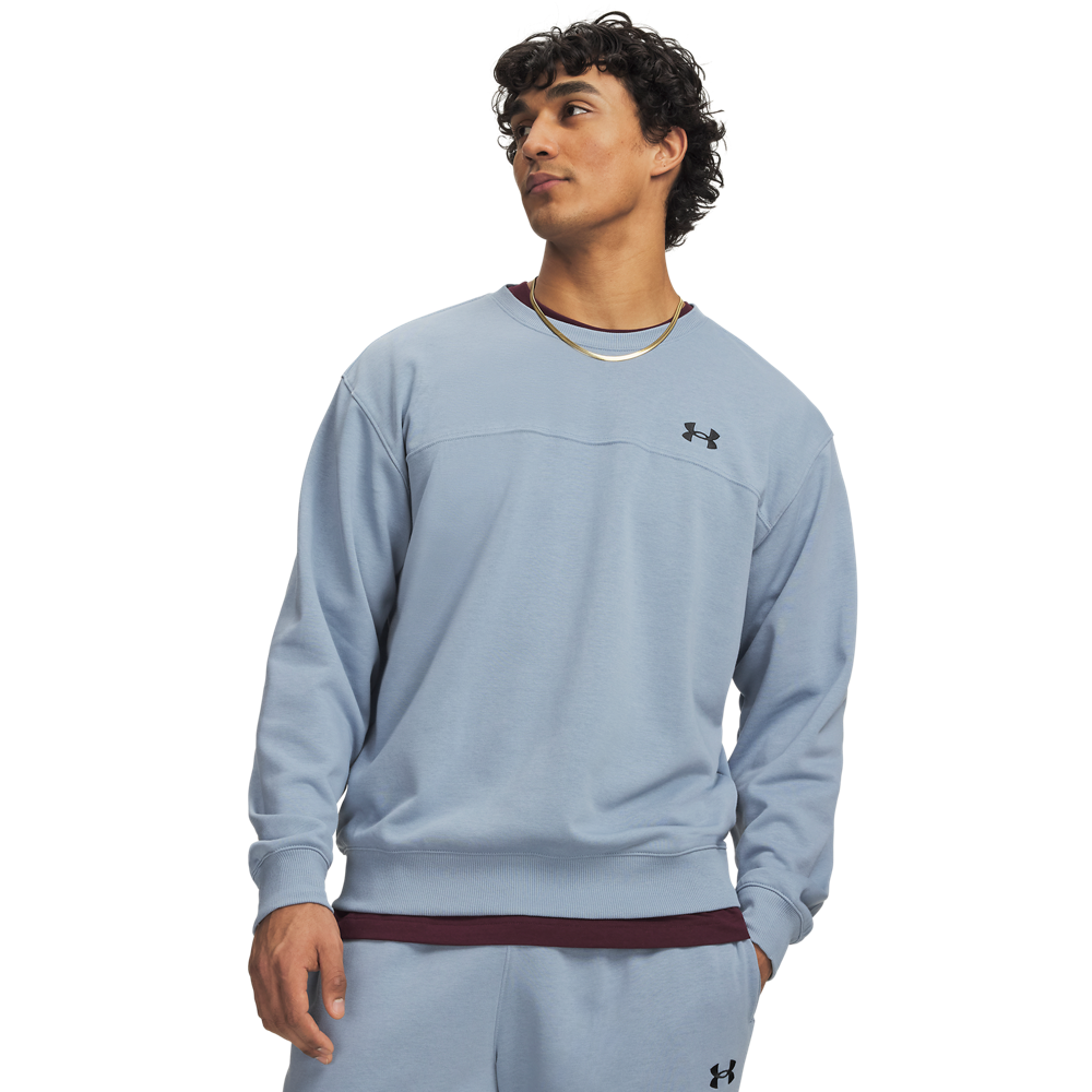 Under Armour Sweatshirt "UA RIVAL LW CREW", lockere Oversized-Passform, für Sportmode und aktive Freizeit