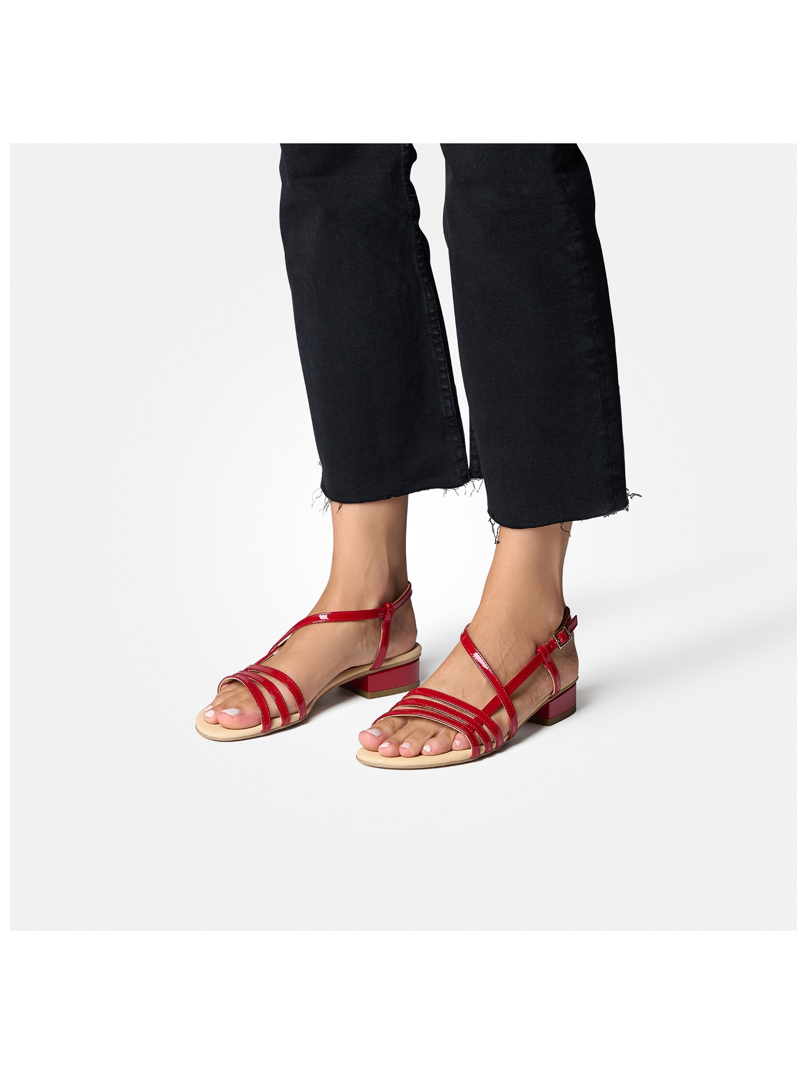 Paul Green Riemchensandale »Paul Green Sandalen Leder«