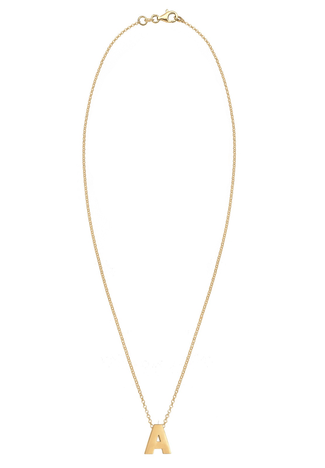 Elli Kette mit Anhänger »Buchstabe A Initialen 925 Sterling Silber«