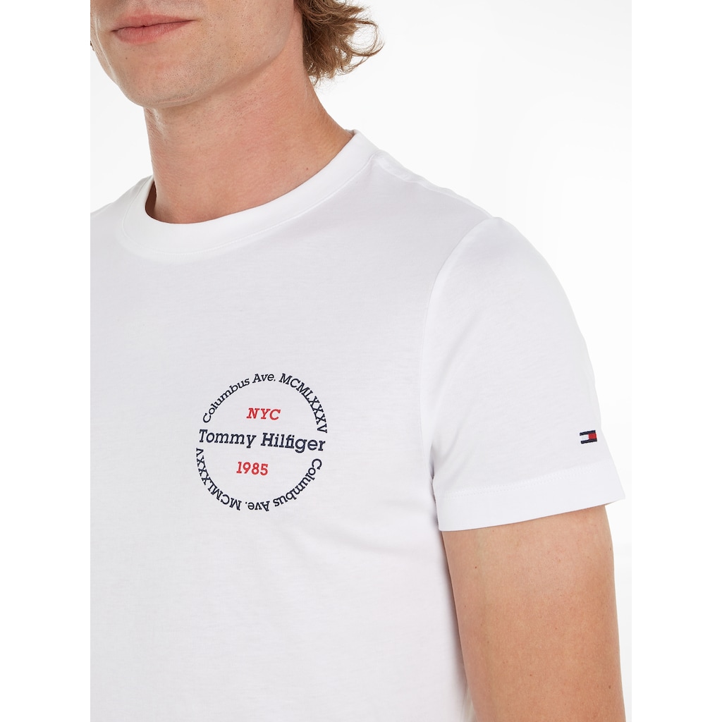 Tommy Hilfiger T-Shirt »HILFIGER ROUNDLE TEE«