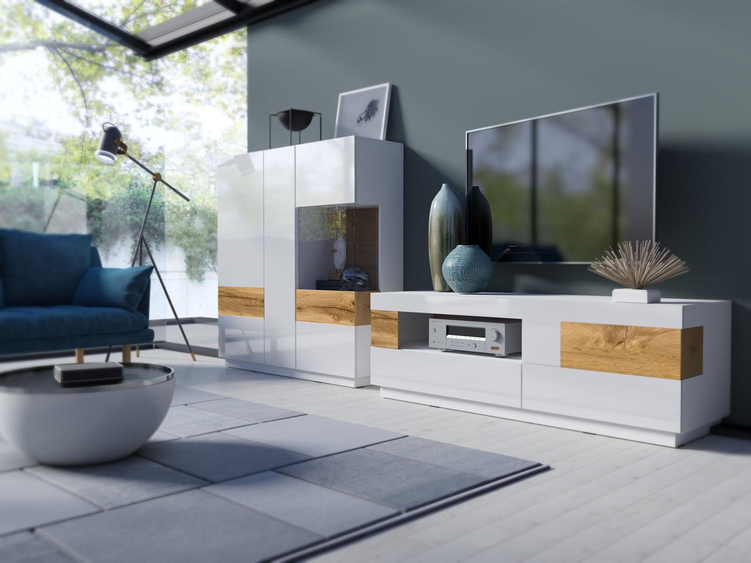 OTTO home Wohnwand "SILKE" Set, 2 Stk. tlg. günstig online kaufen