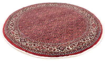 Orientteppich »Perser - Bidjar rund - 155 x 155 cm - dunkelrot«, rund