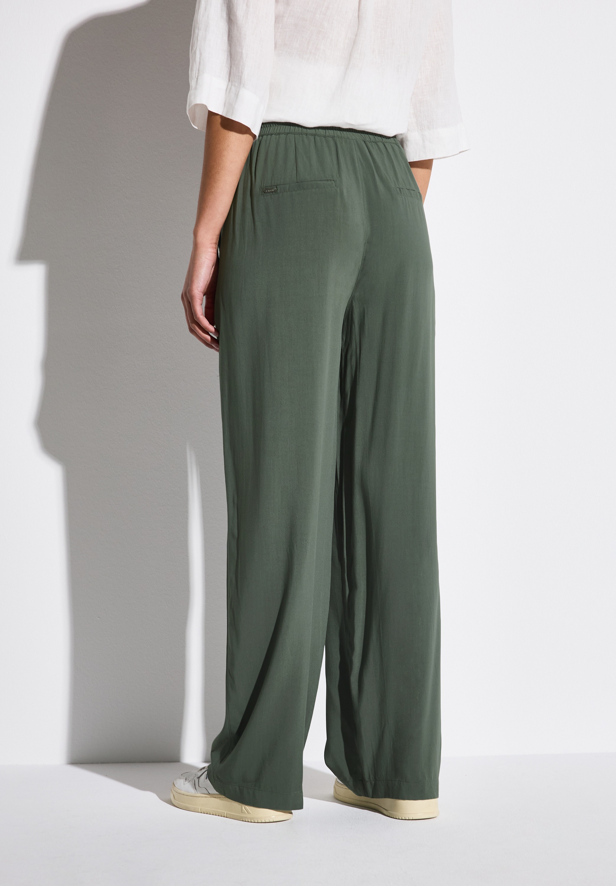 STREET ONE Stoffhose Elastikbund mit Tunnelzug günstig online kaufen