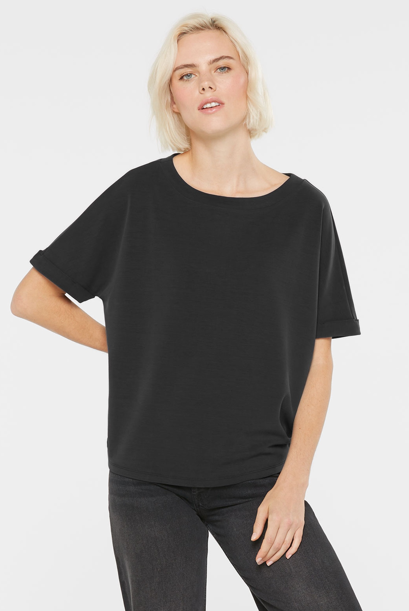 SENSES.THE LABEL Rundhalsshirt, mit Fledermausärmel günstig online kaufen