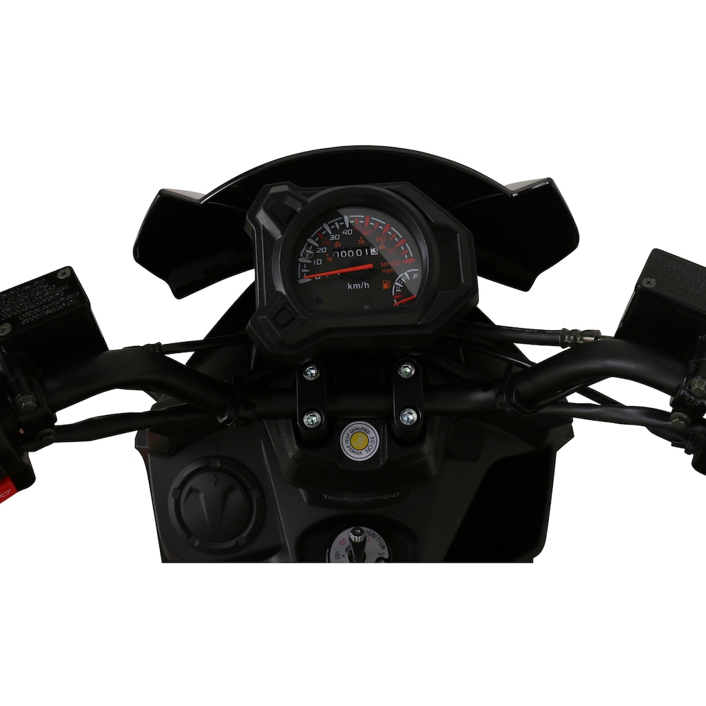 GT UNION Motorroller »PX 55 Cross-Concept 2.0 50-45«, 50 cm³, 45 km/h, Euro 5, 3 PS, (Komplett-Set, 2 tlg., mit Topcase)