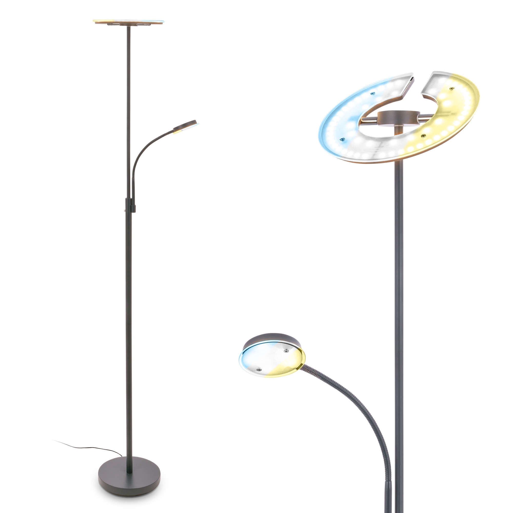 Briloner Leuchten LED Deckenfluter »Plava«