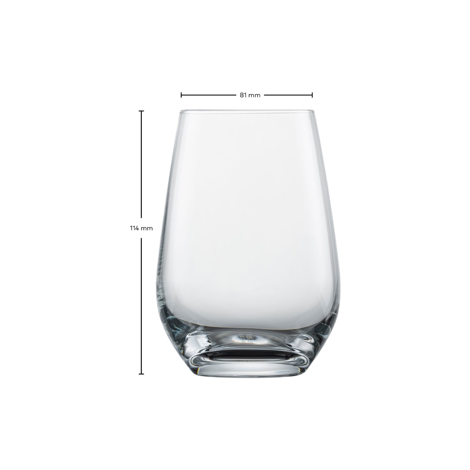 SCHOTT-ZWIESEL Glas »Wassergläser Forté 397 ml 4er Set transparent«