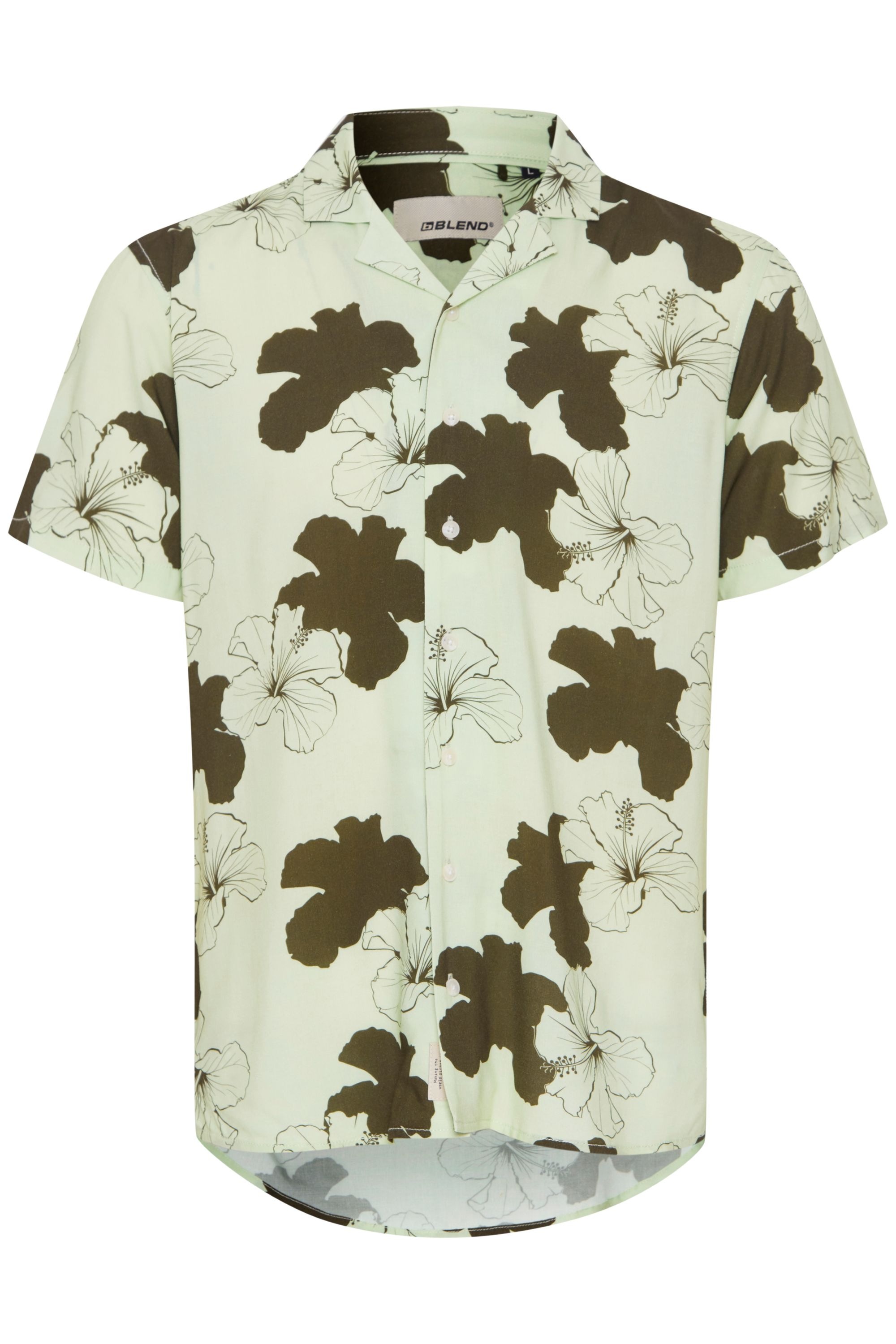 Blend Kurzarmhemd "BHShirt", Lässiges florales Kurzarmhemd günstig online kaufen