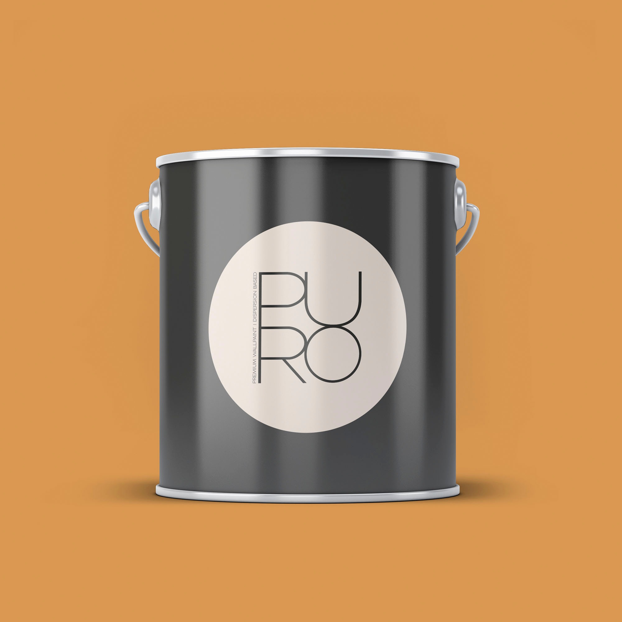 A.S. CRÉATION Wandfarbe "Premium Innenwandfarbe PURO Tuchmatt smooth saffron", 2,5 l 2,5mlc8013 smooth saffron, Farben, ideal für Wohnzimmer,