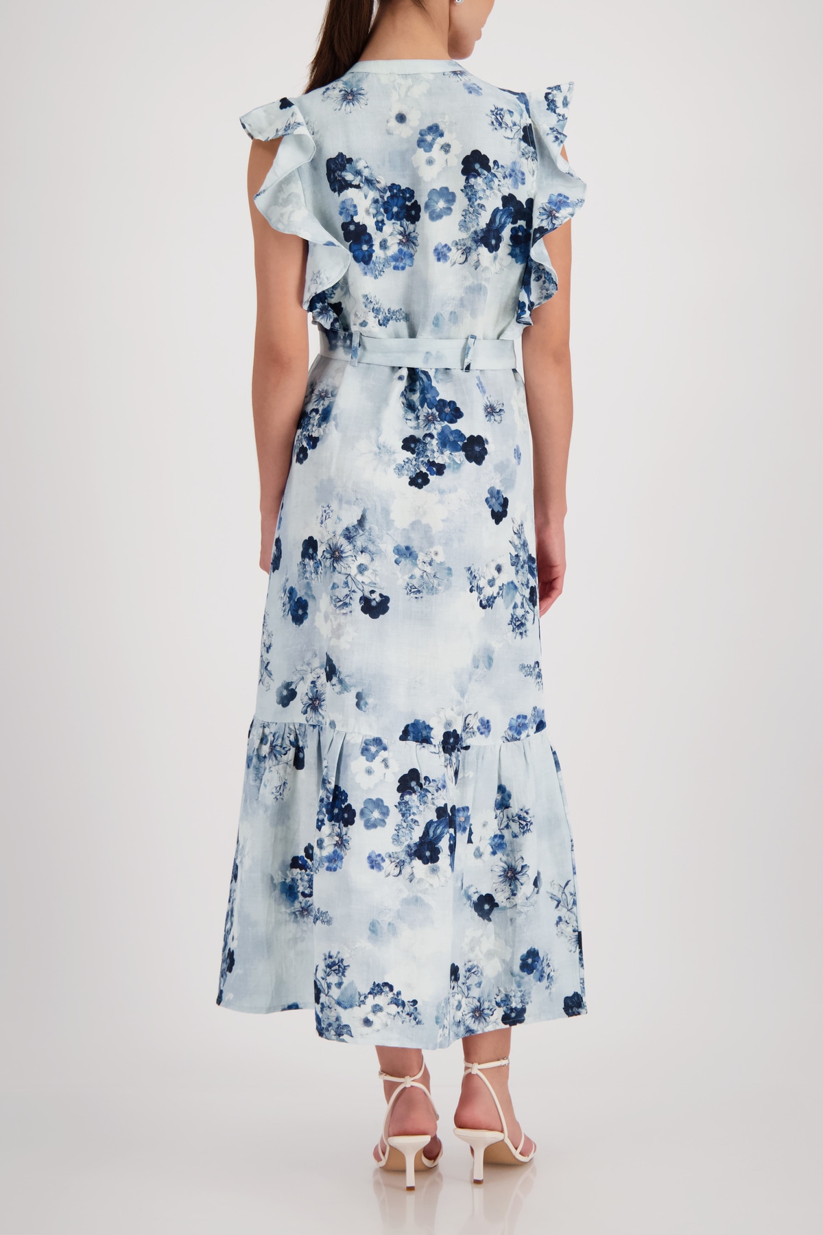 Monari Maxikleid Ohne Tasche Regular fit mit Volants