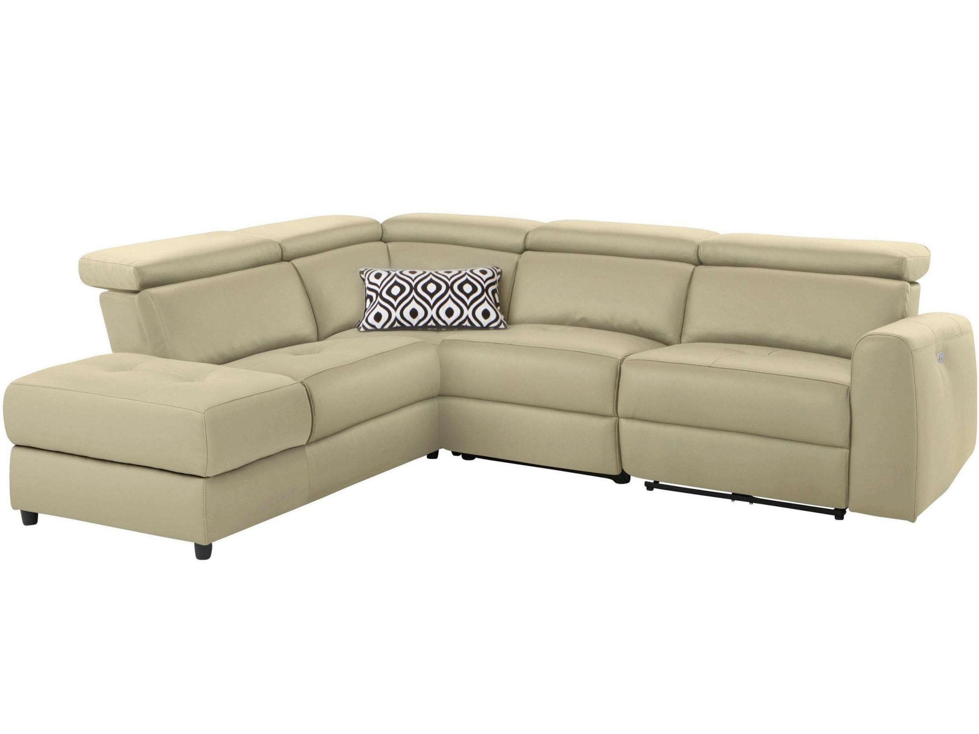 Home affaire Ecksofa »Sentrano, L-Form,«, 273 cm, man. o. elektr. Relaxfunktion und USB/Kopfverstellung