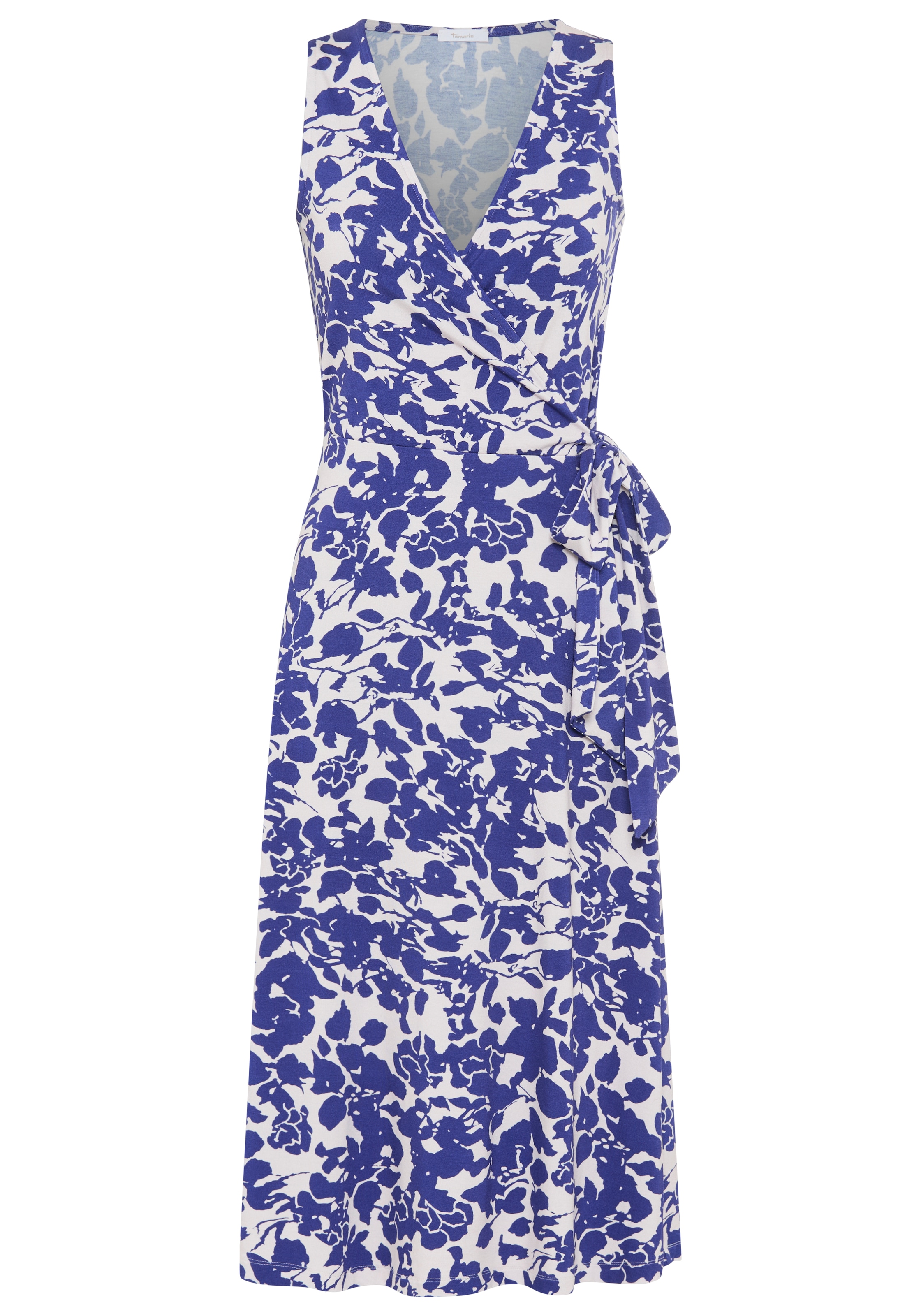 Tamaris Jerseykleid mit femininer Wickeloptik und elegantem Schnitt