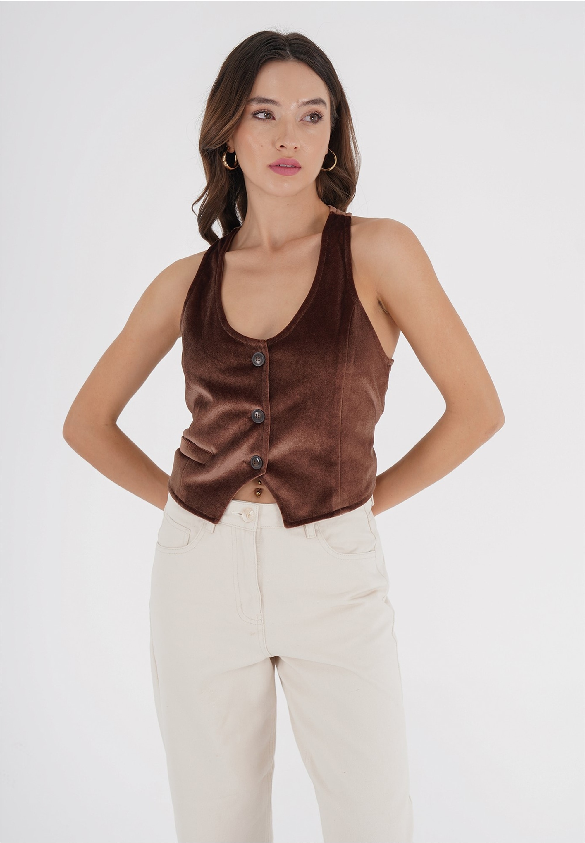 freshlions Softshellweste "Velvet" 1 Stk. tlg. mit samtiger Optik günstig online kaufen