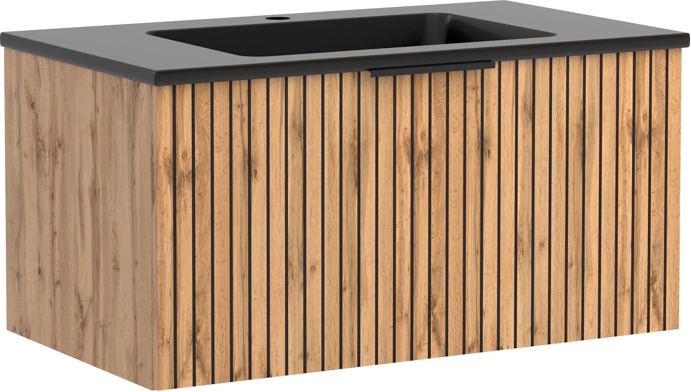 welltime Waschtisch wahlweise mit Auflage- oder Aufsatzbecken in zwei verschiedenen Farben