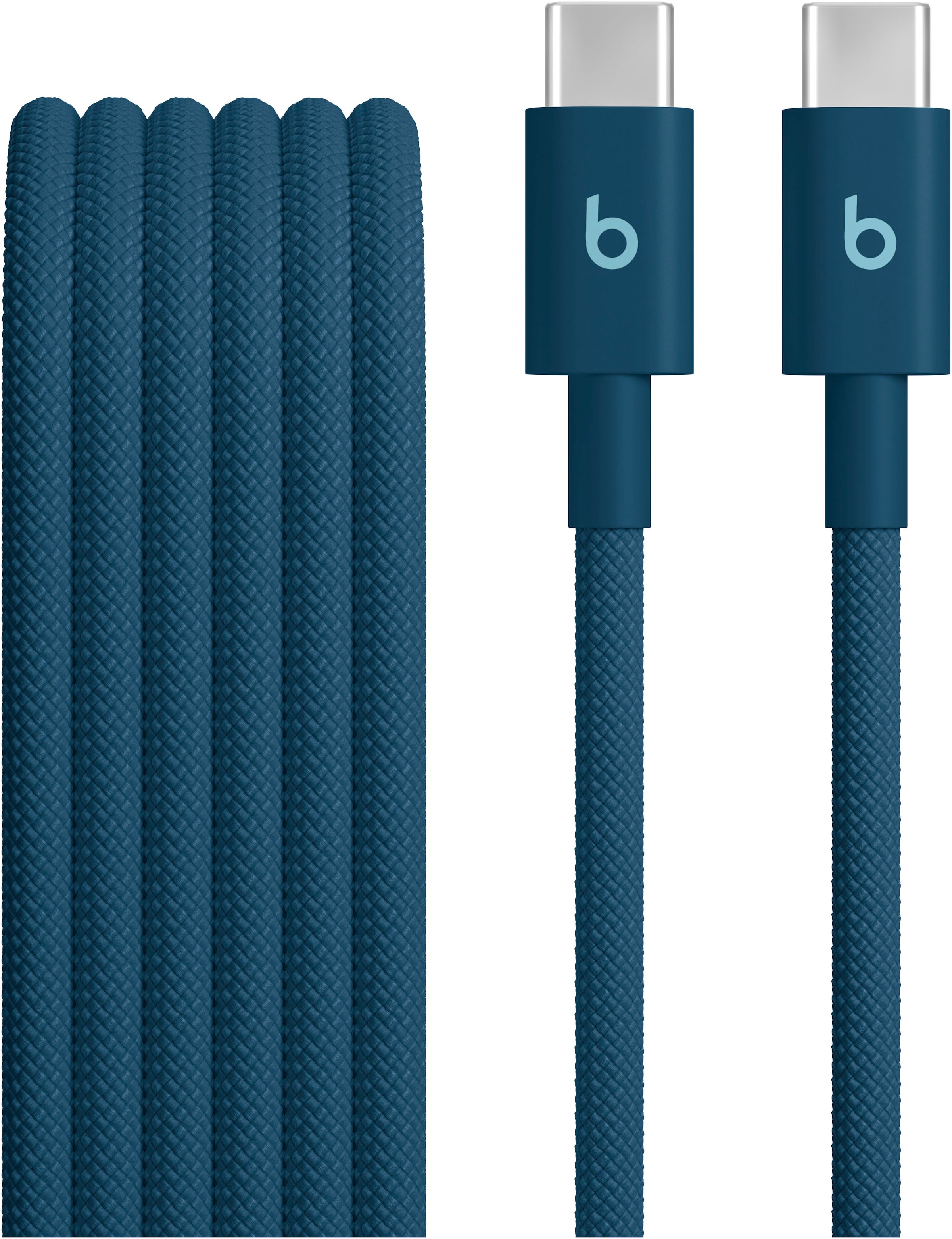 APPLE USB-Kabel "USB-C auf USB-C Gewebtes Kabel", 150cmcm, 60 kW, blau, Kabel