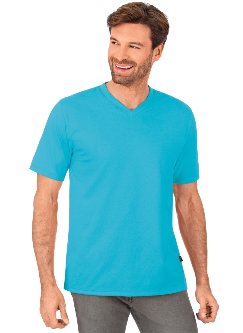 BAUR | T-Shirt ▷ bestellen Trigema Baumwolle« »TRIGEMA V-Shirt DELUXE