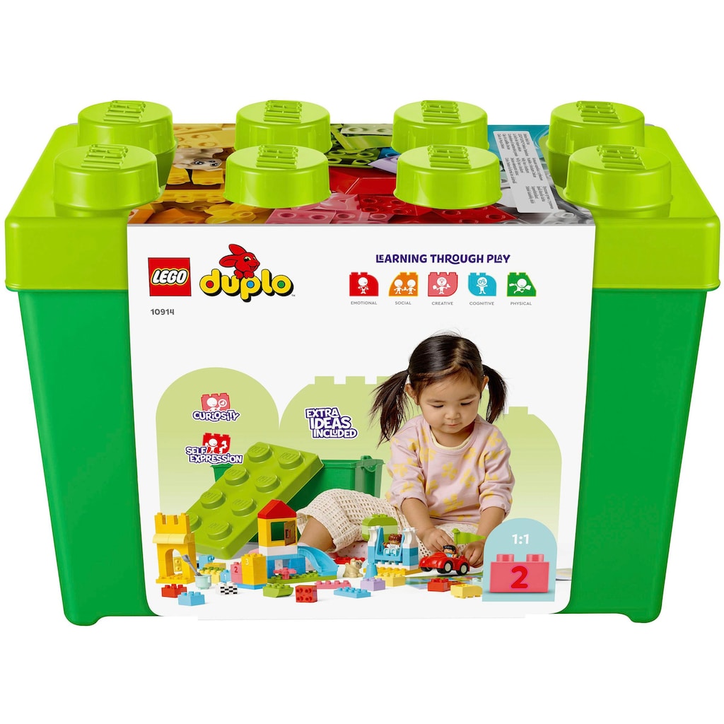 LEGO® Konstruktionsspielsteine »Deluxe Steinebox (10914), LEGO® DUPLO® Classic«, (85 St.)