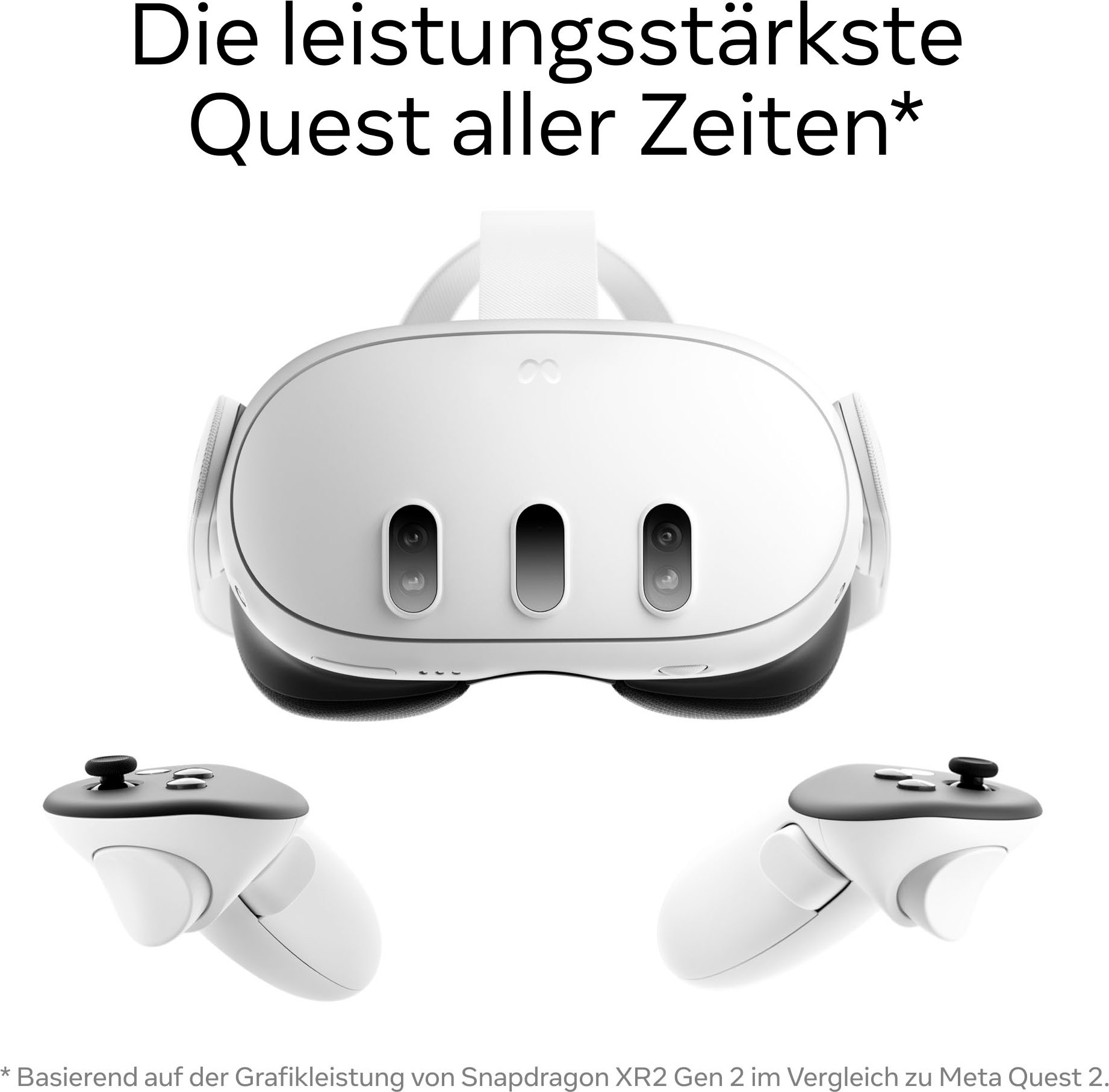 Meta Virtual-Reality-Brille »Quest 3«, (Packung)