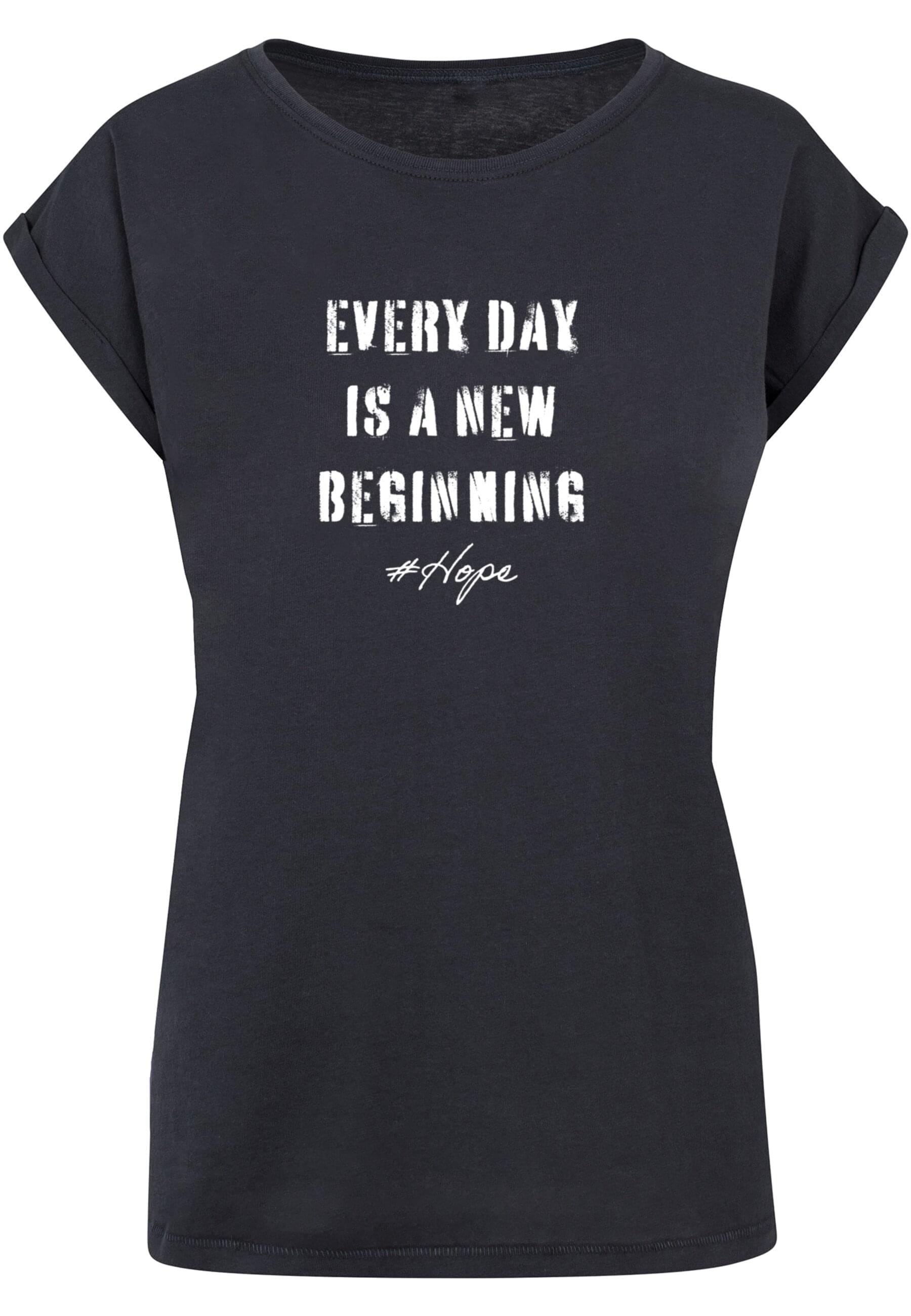 Merchcode T-Shirt "Merchcode Damen Ladies Hope 2 Extended Shoulder Tee" 1 S günstig online kaufen