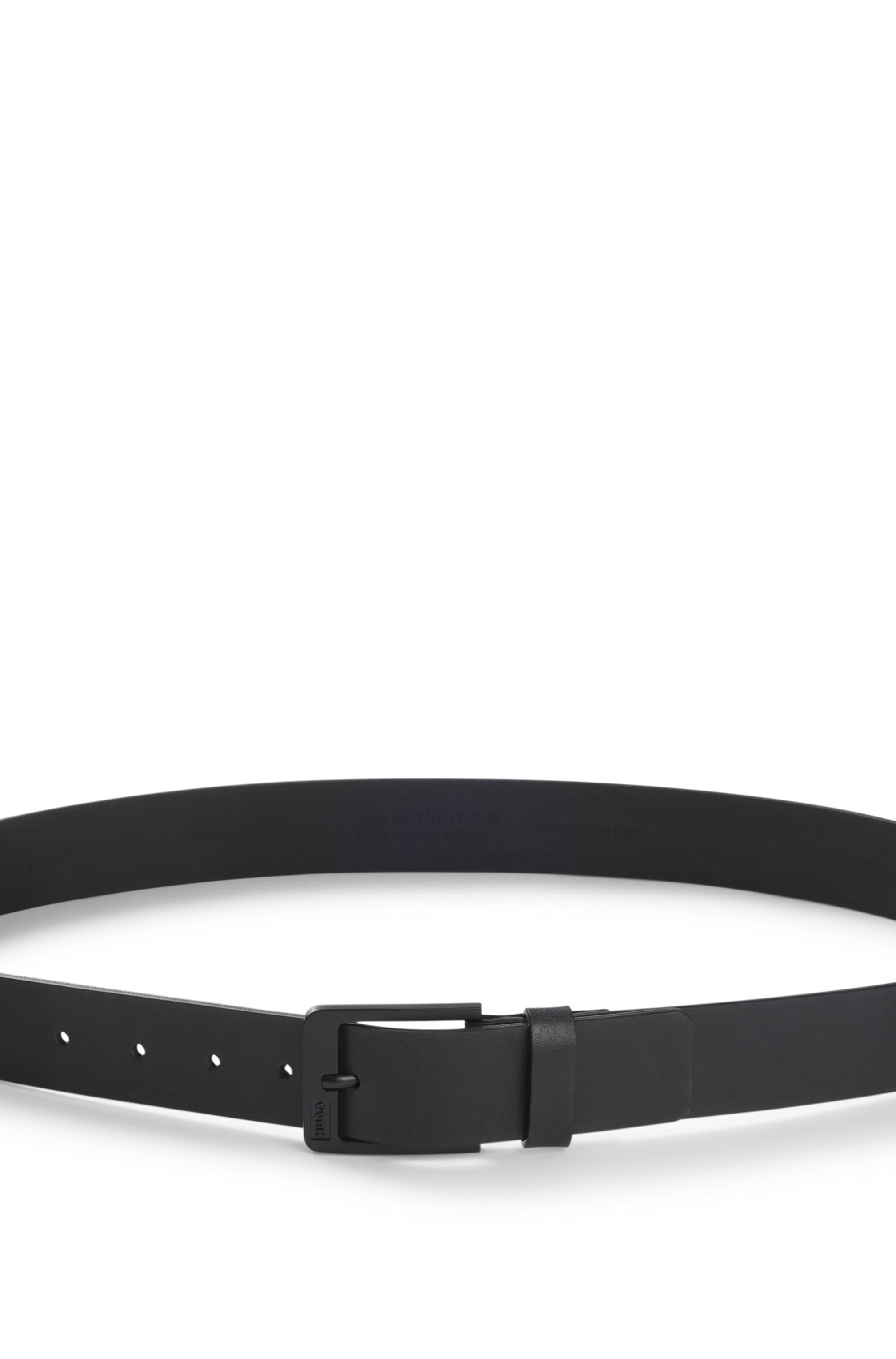 HUGO Ledergürtel »Grover Sz35« mit Logoprägung auf der Schließe