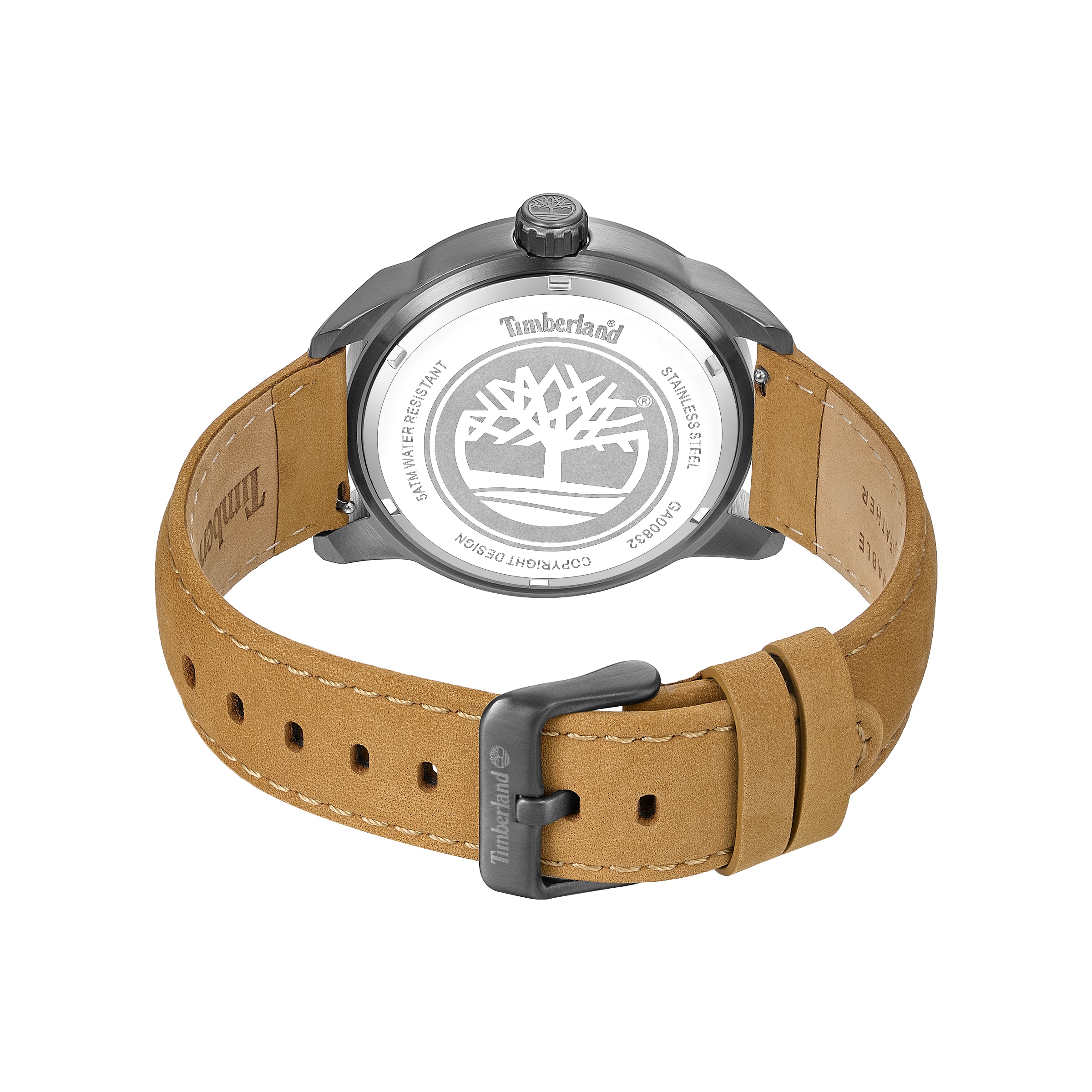 Timberland Quarzuhr »Lanigan« Armbanduhr, Herrenuhr, Lederarmband, analog