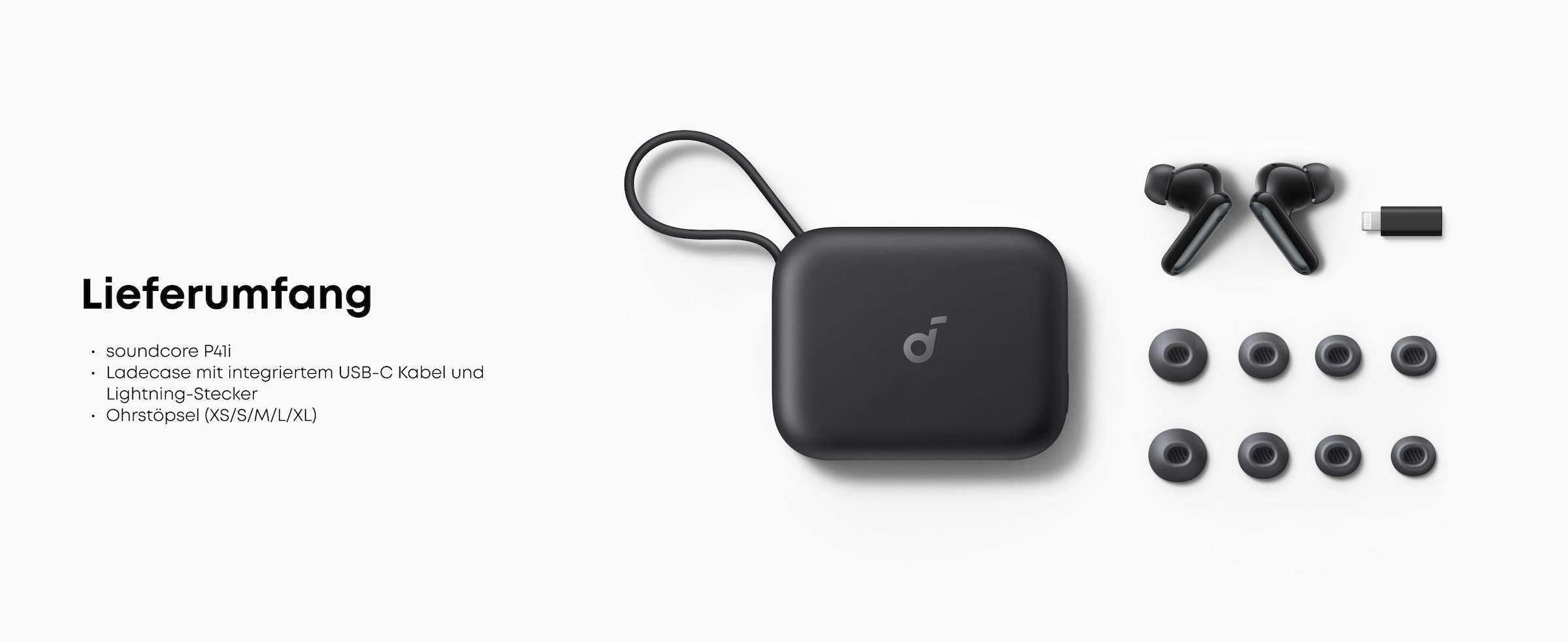 Anker wireless In-Ear-Kopfhörer »soundcore P41i« Bluetooth Active Noise Cancelling (ANC)
