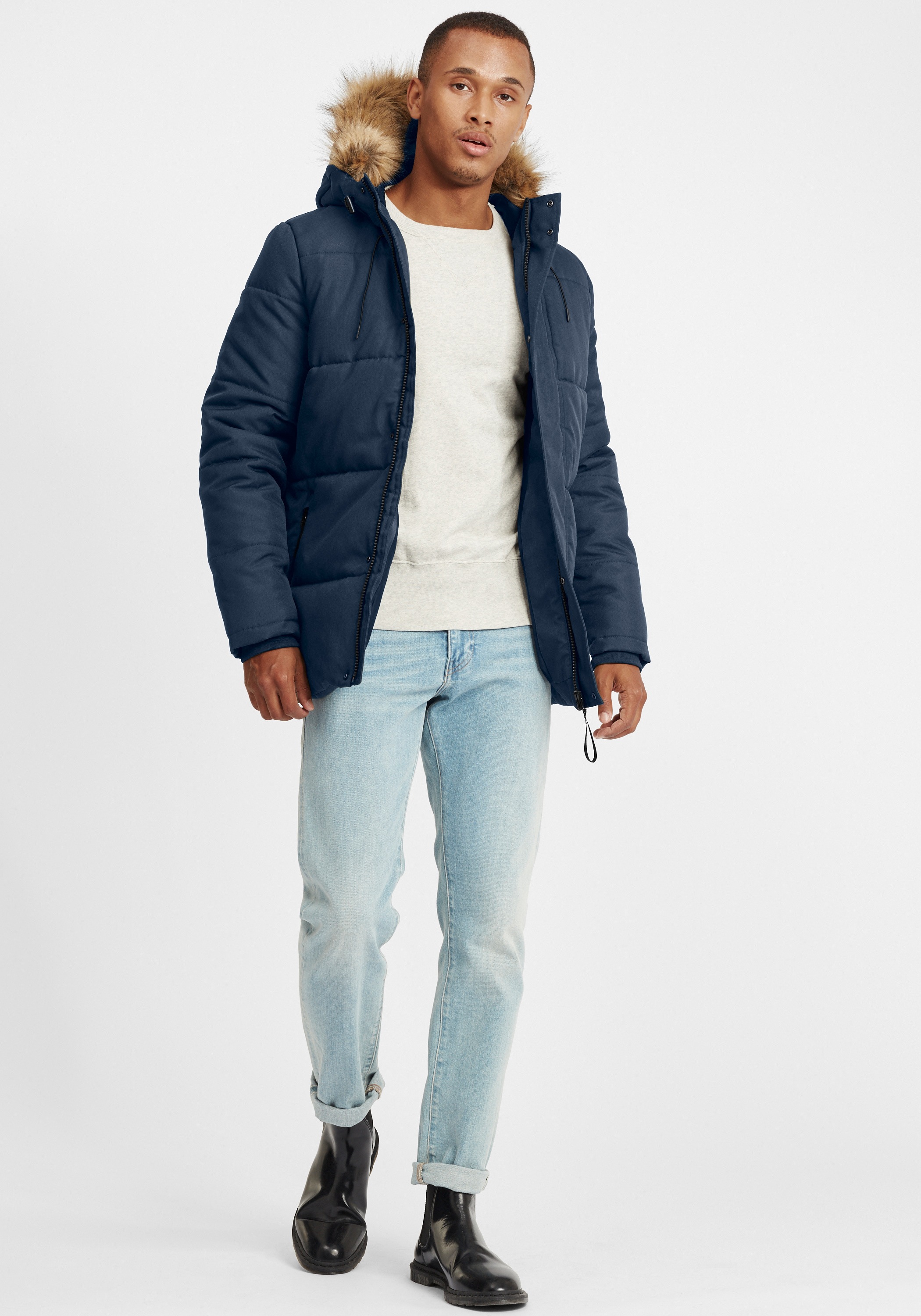 Blend Steppjacke »Steppjacke BHTenus«, mit Kapuze