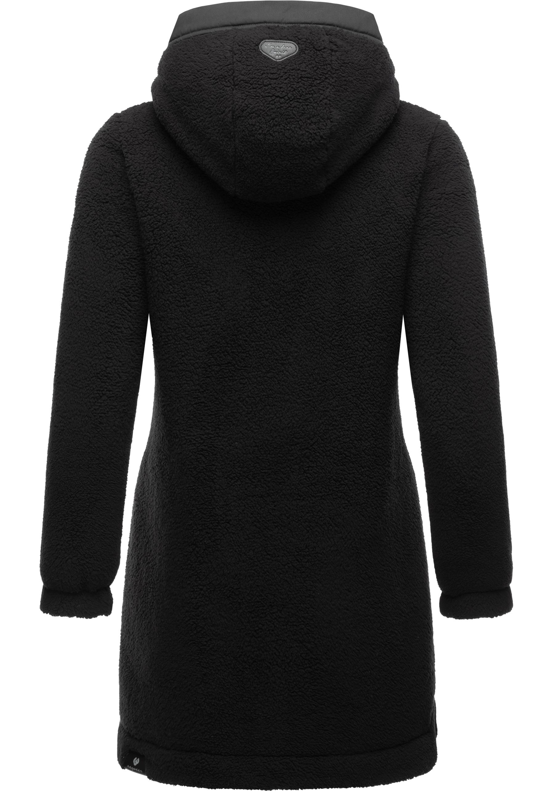 Thumbnail - Ragwear Outdoorjacke "Cousy", mit Kapuze, flauschige Übergangsjacke mit Teddyfell und Kapuze