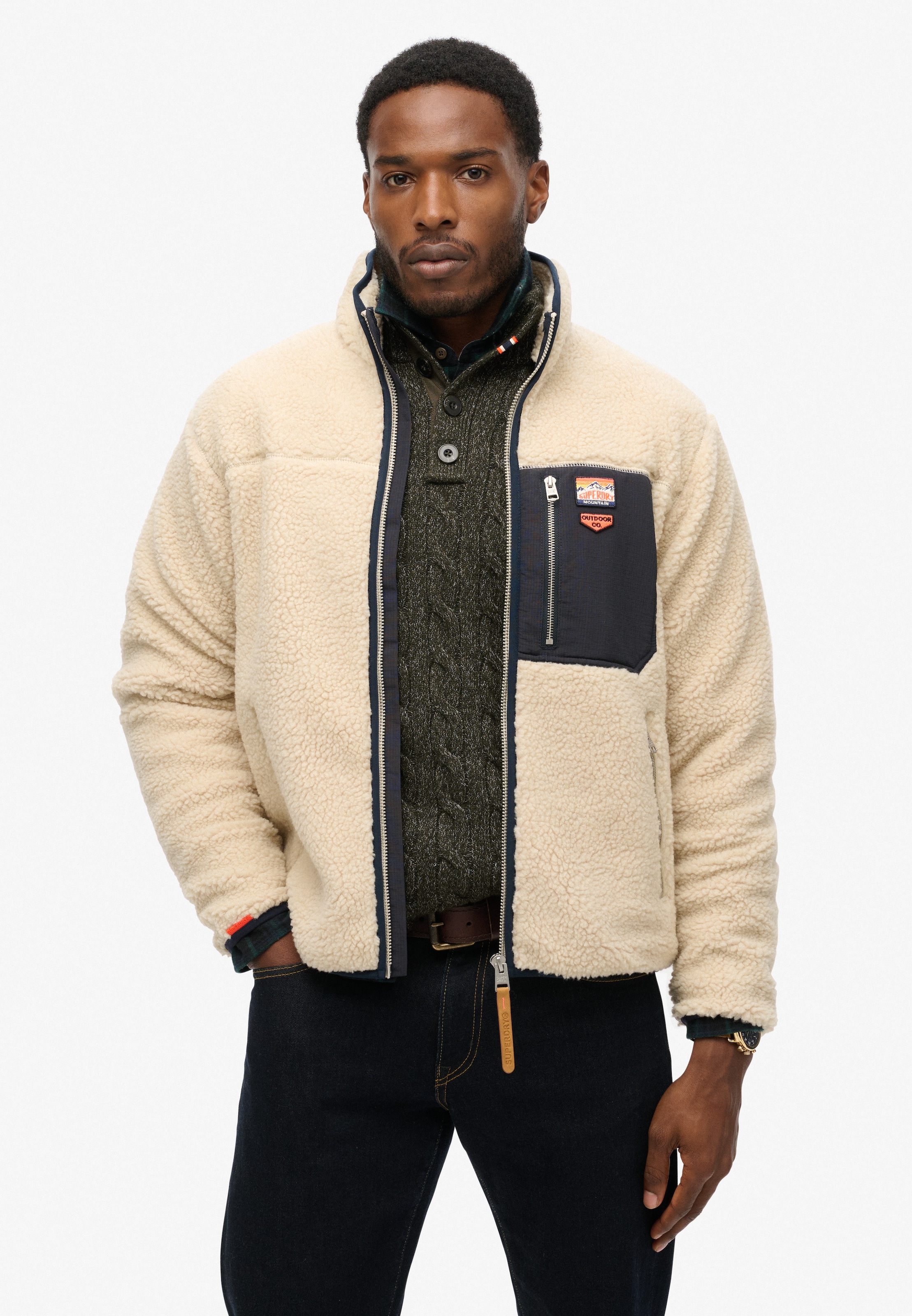 Superdry Kapuzensweatjacke »VINTAGE RETRO FULL ZIP FLEECE«