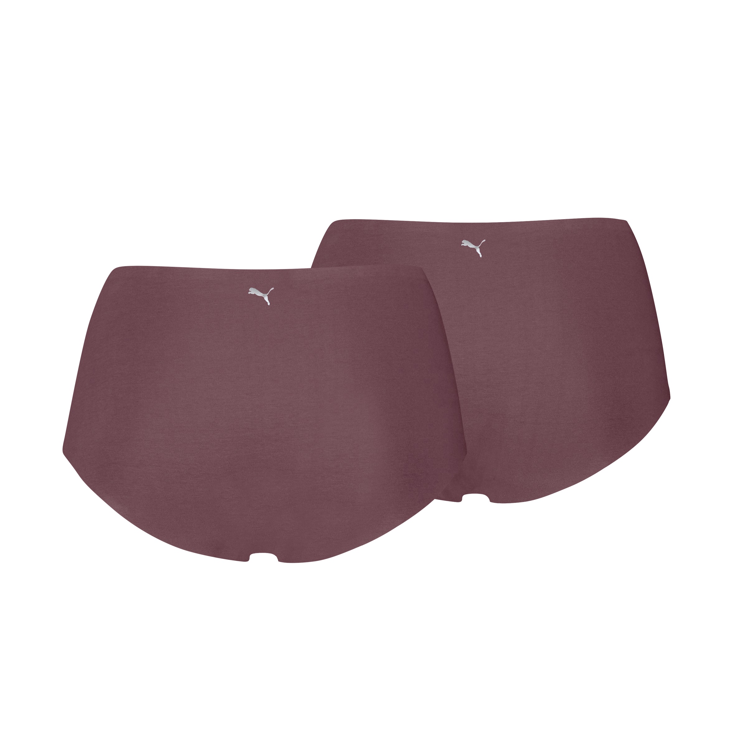 PUMA Panty »PUMA WOMEN INVISIBLE COTTON MINI SHORTS 2P« nahtlose Ränder für eine unsichtbare Passform