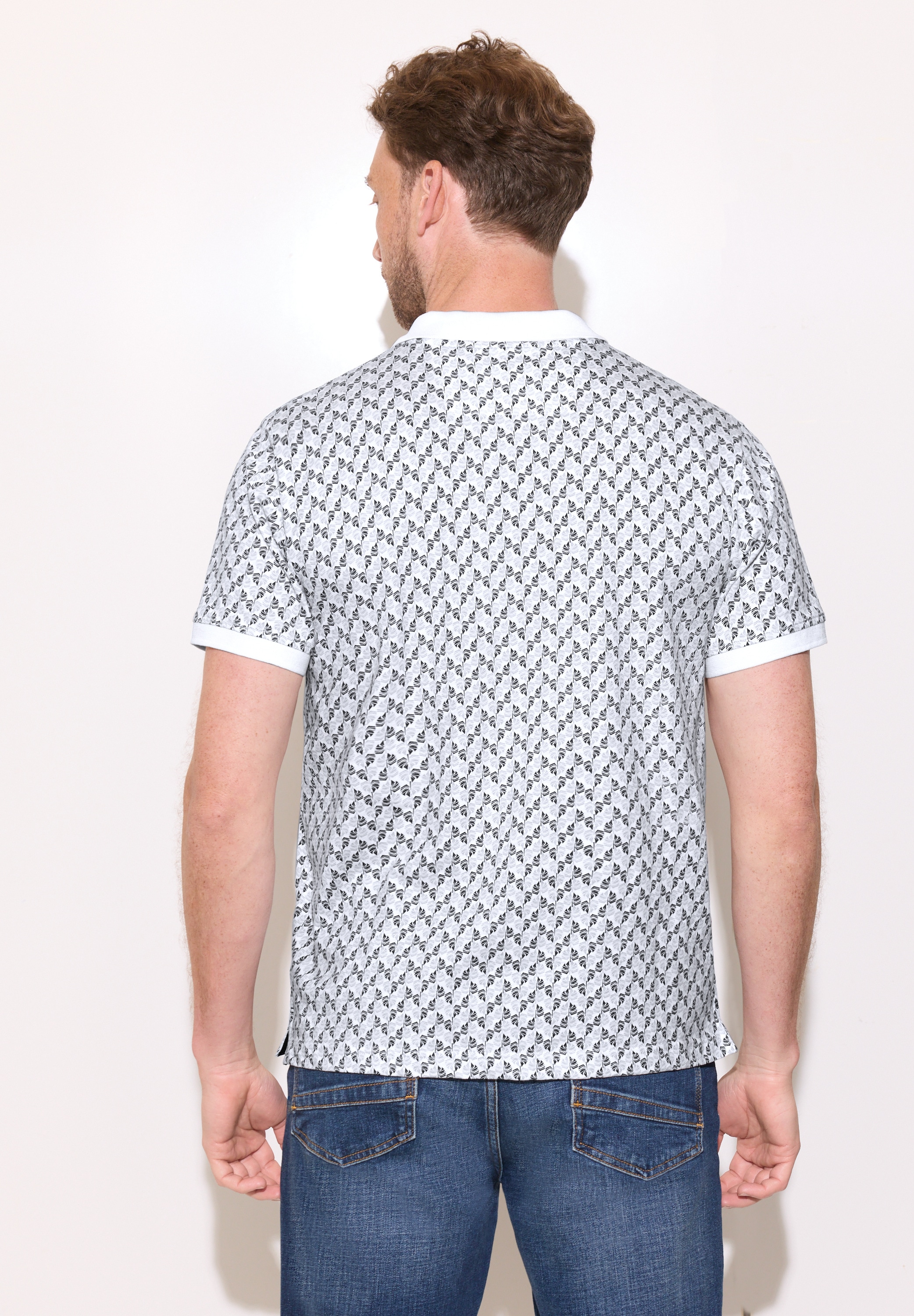 STREET ONE MEN Poloshirt aus reiner Baumwolle