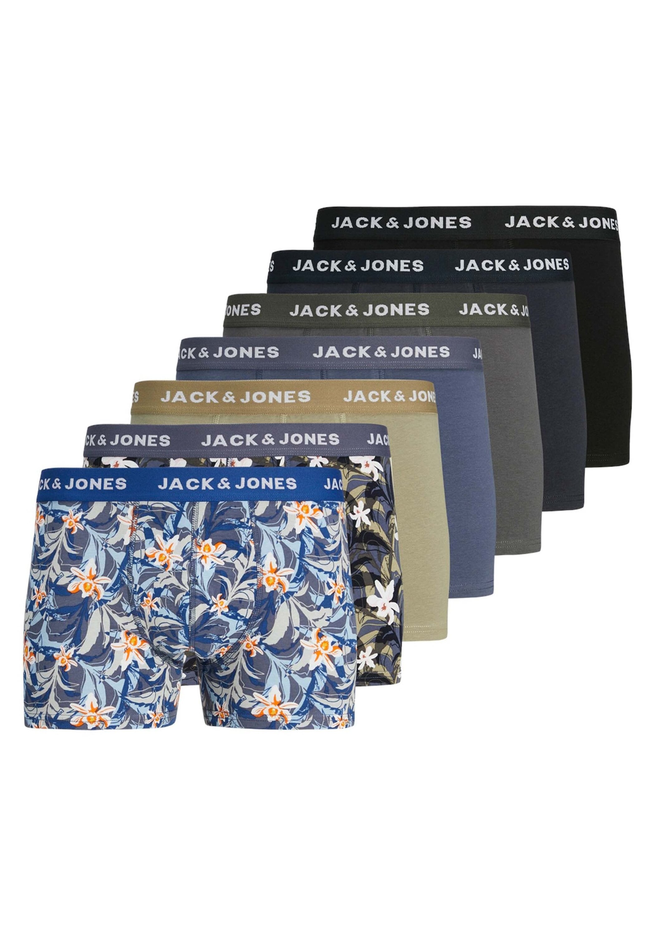 Jack & Jones Boxershorts »Boxershort JACMASON FLOWER TRUNKS 7P 7er Pack«