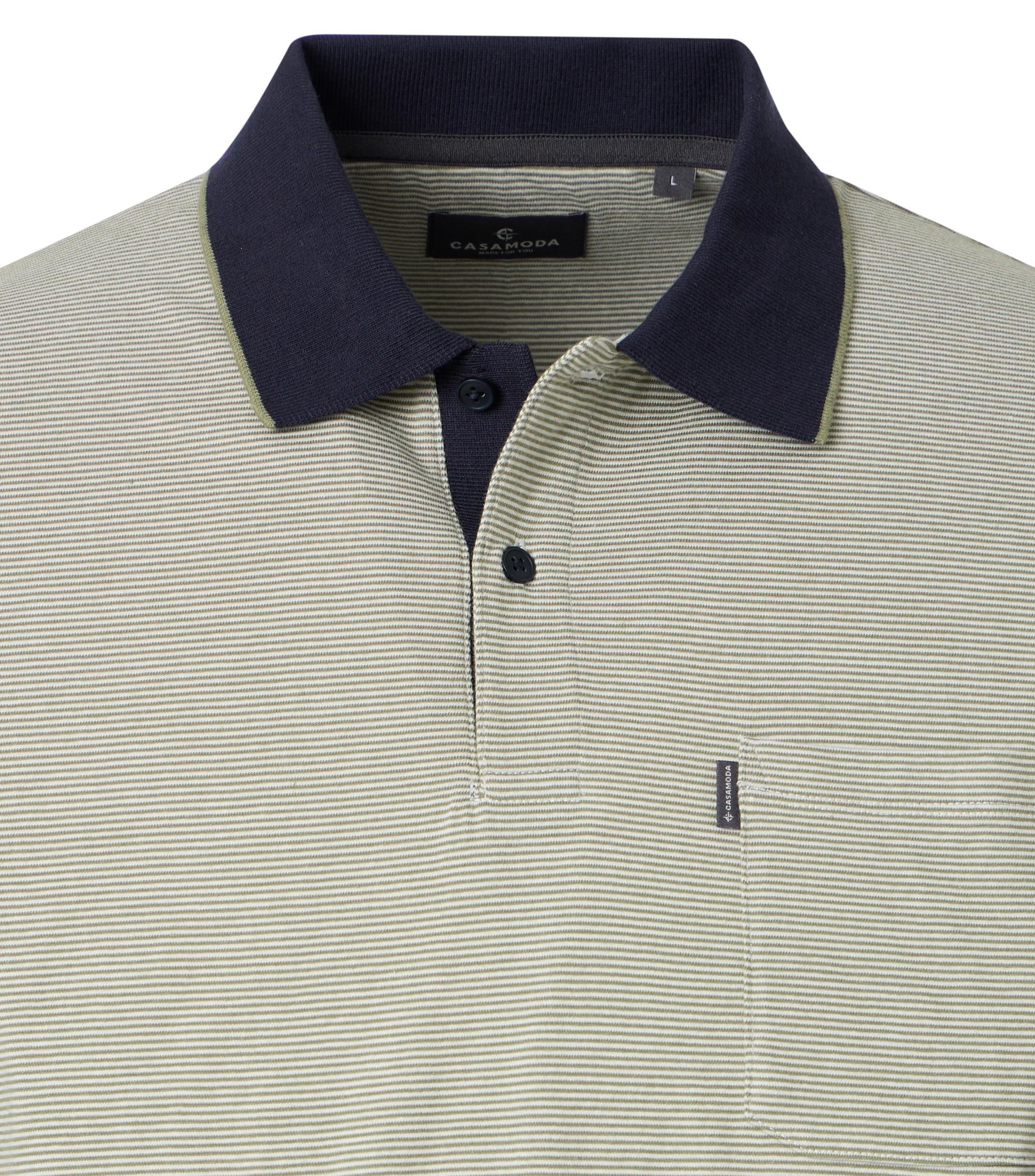 CASAMODA Poloshirt »CASAMODA Polo-Shirt gestreift«