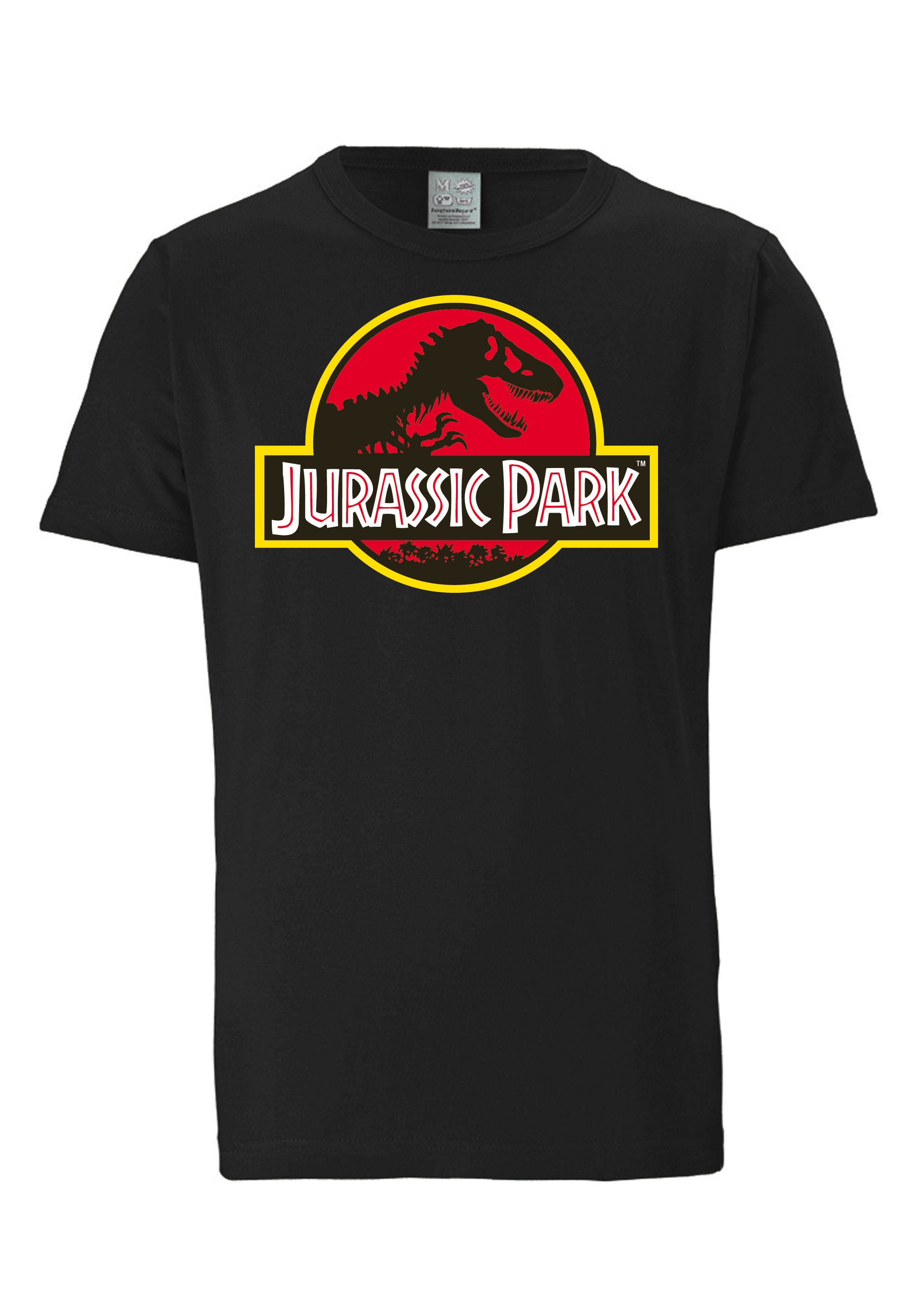 LOGOSHIRT T-Shirt »Jurassic Park Logo«, mit coolem Print