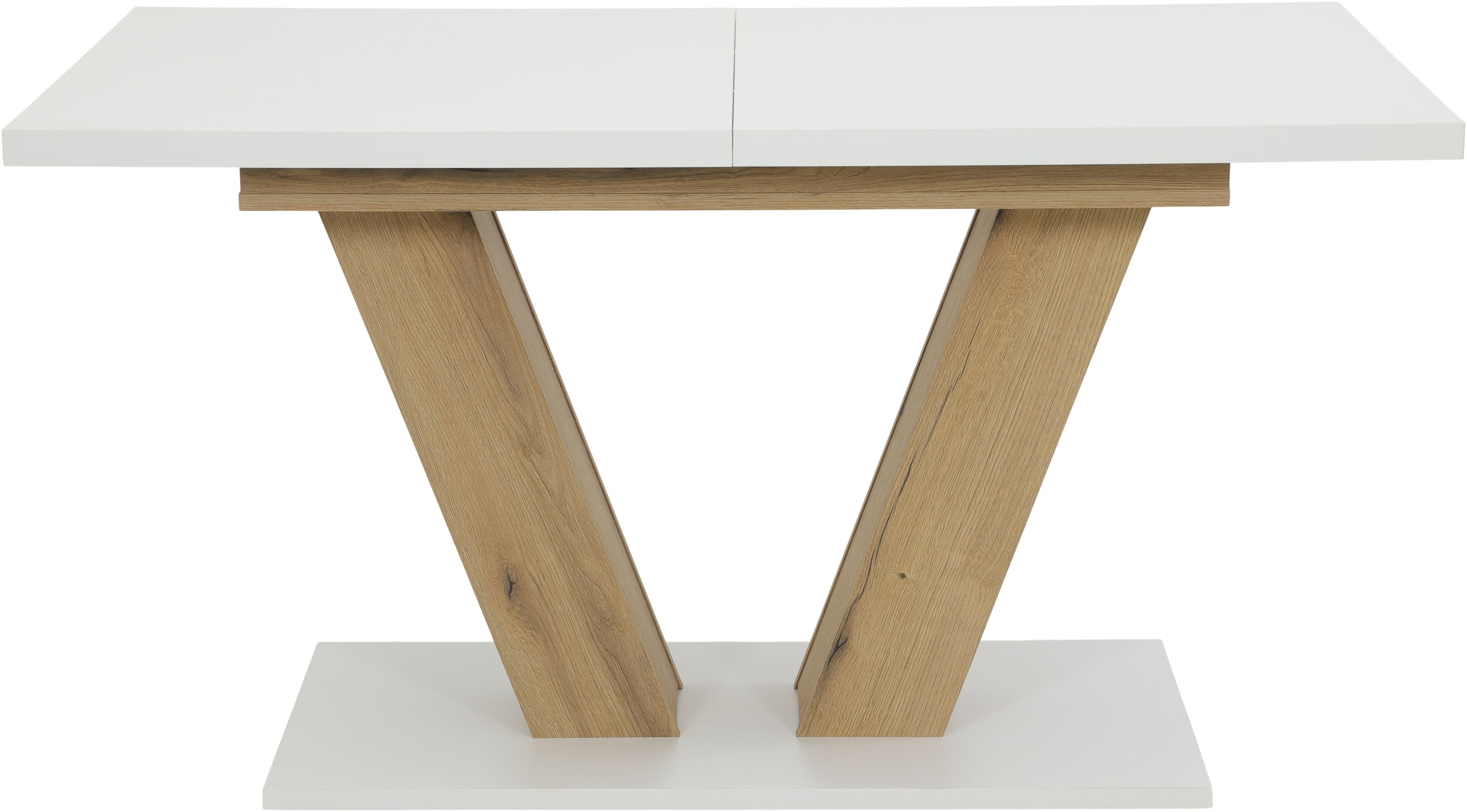 HELA Säulen-Esstisch "HAMM" 1 Stk. tlg. ausziehbar,ABS-Kante,Melamin,Synchr günstig online kaufen