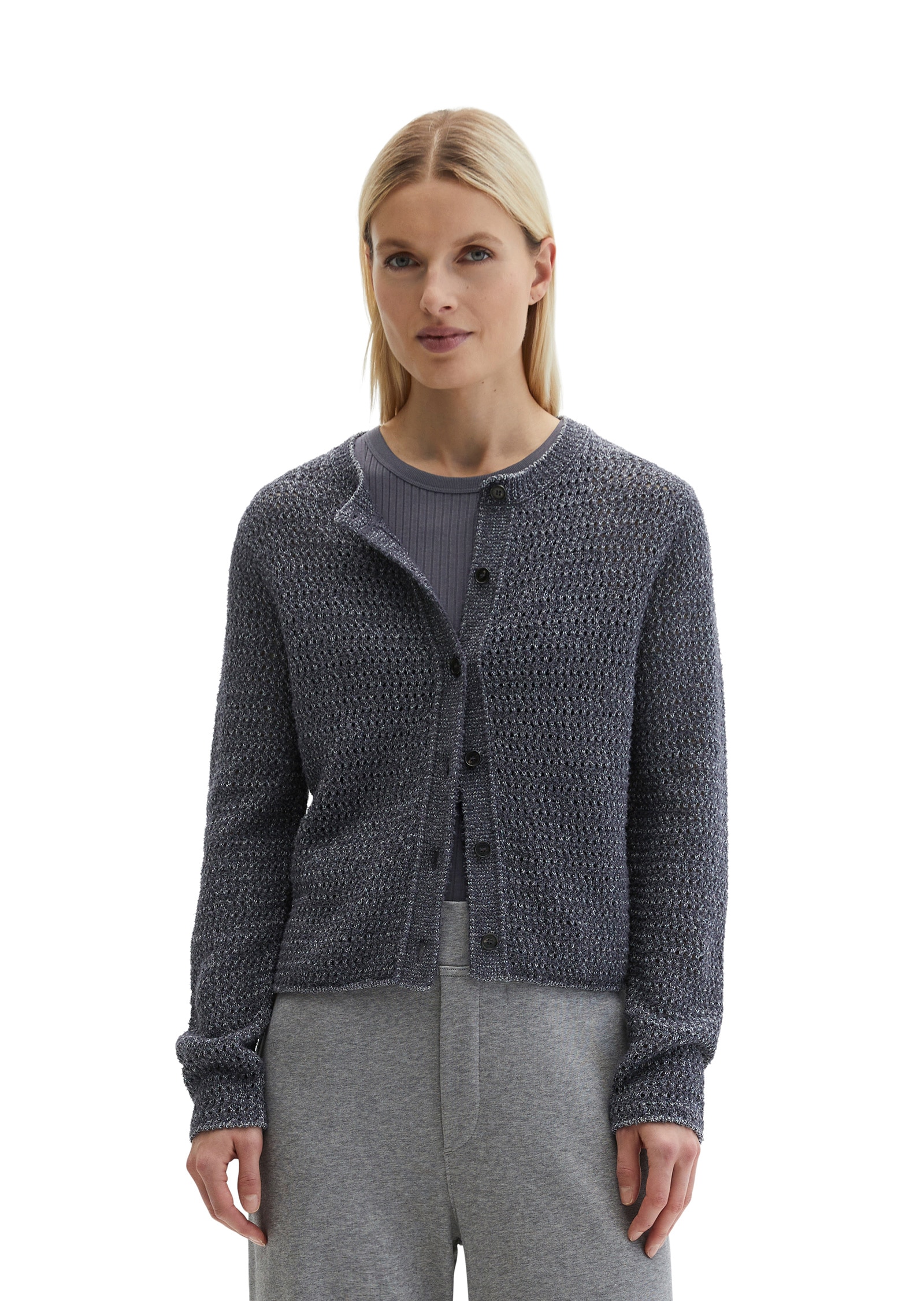 Marc O'Polo Cardigan »aus Bi-Color-Garn«