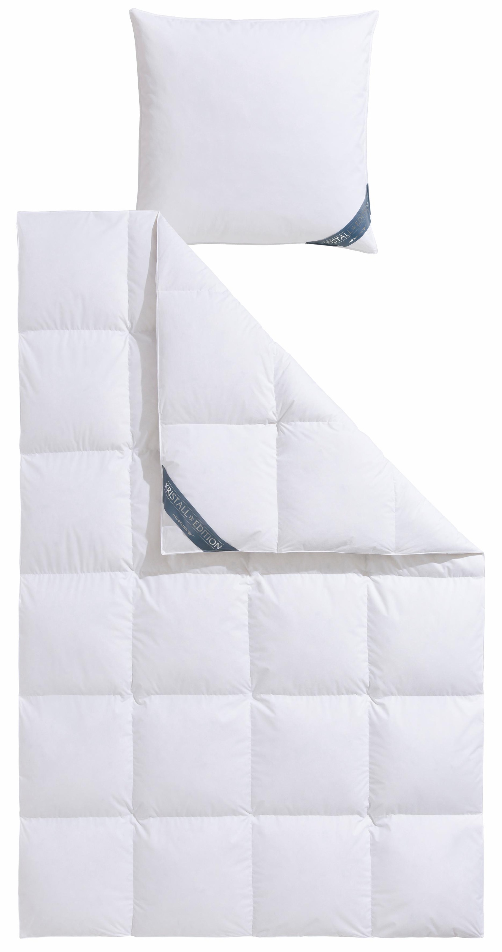 Haeussling Daunenbettdecke + Kopfkissen "Kristall Edition" Spar-Set in vers günstig online kaufen