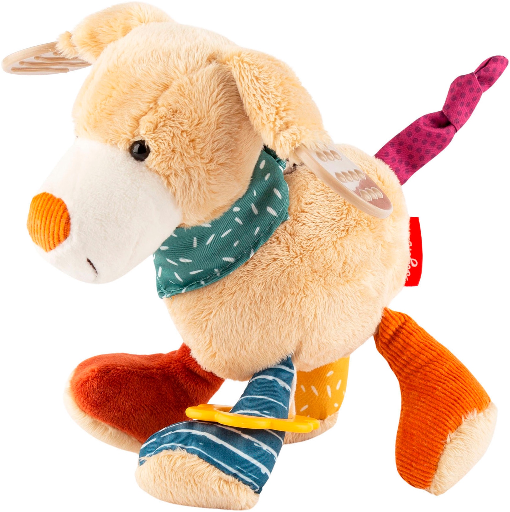 Sigikid Greifspielzeug »PlayQ, Yellow, Anhänger Hund«