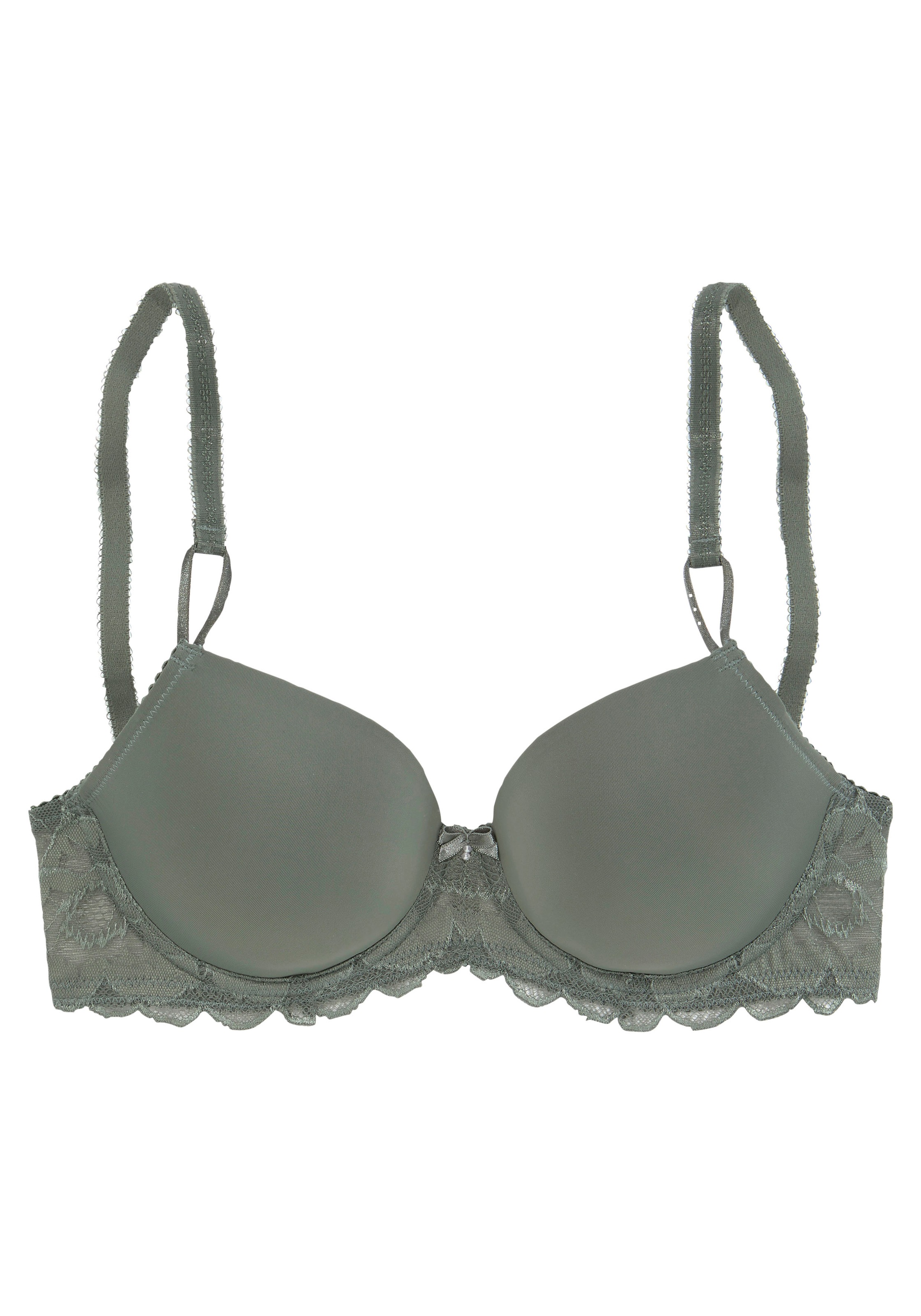 LASCANA Bügel-BH »Mably«, mit floraler Spitze, Dessous