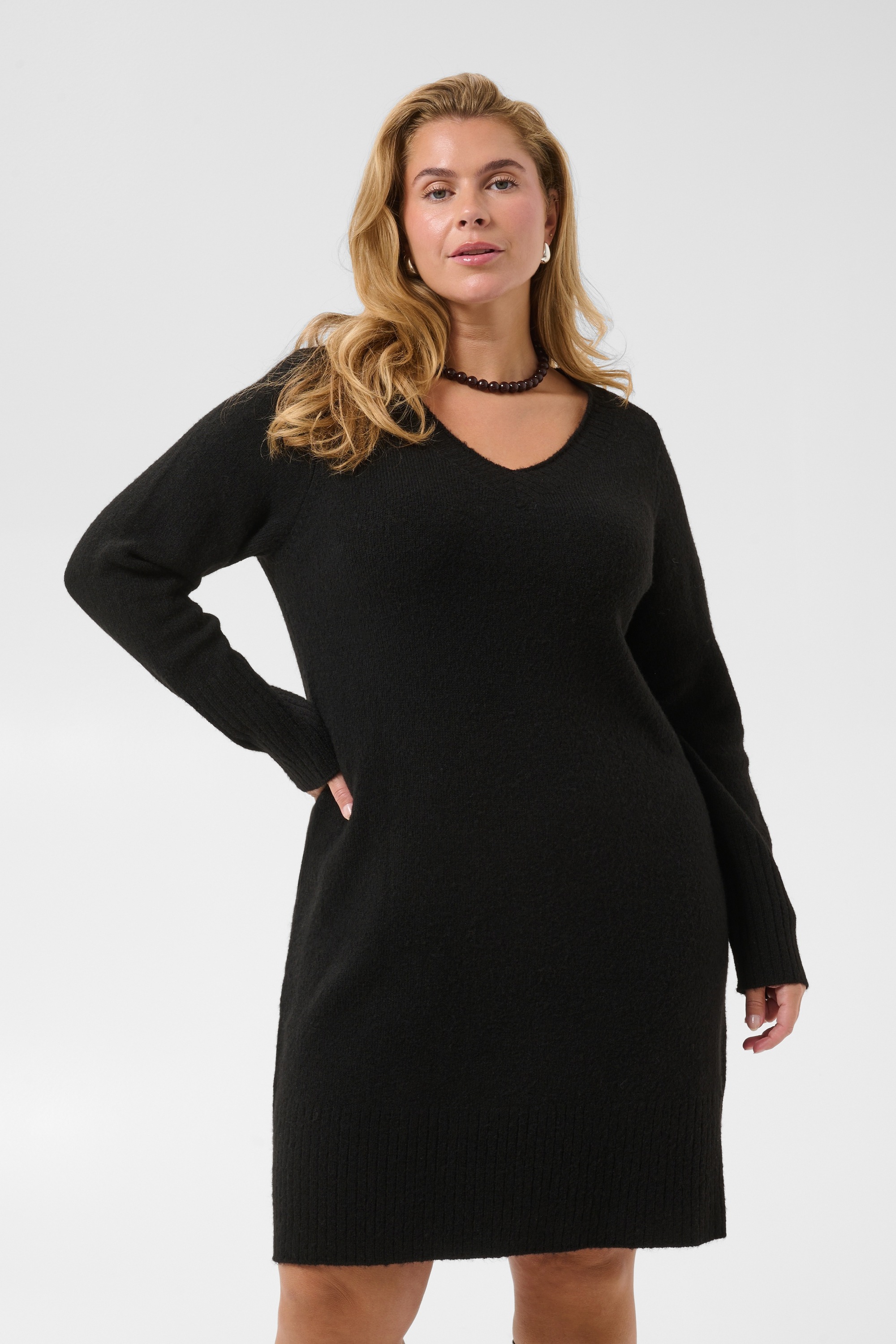 KAFFE Curve Midikleid »KAFFE Curve Kleid KCerina«