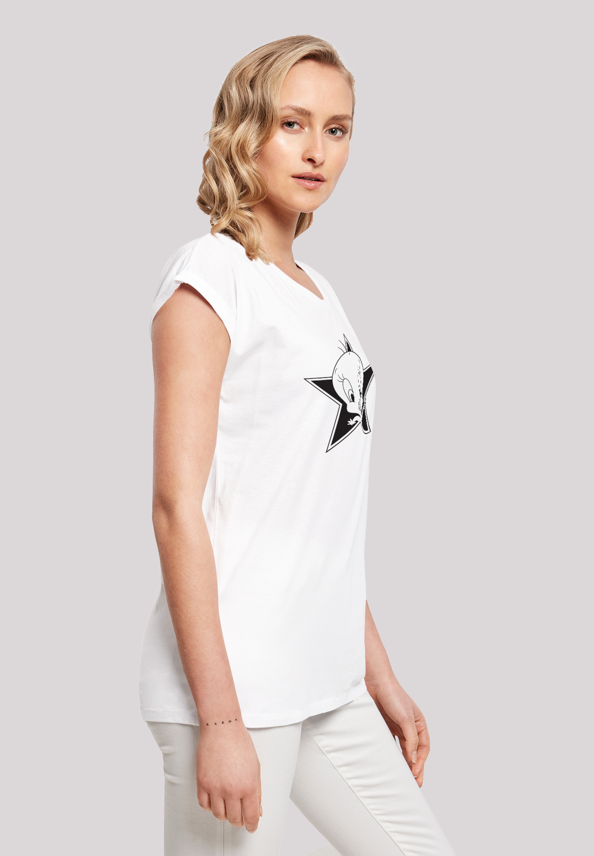 F4NT4STIC T-Shirt »Looney Tunes Tweetie'«, Print