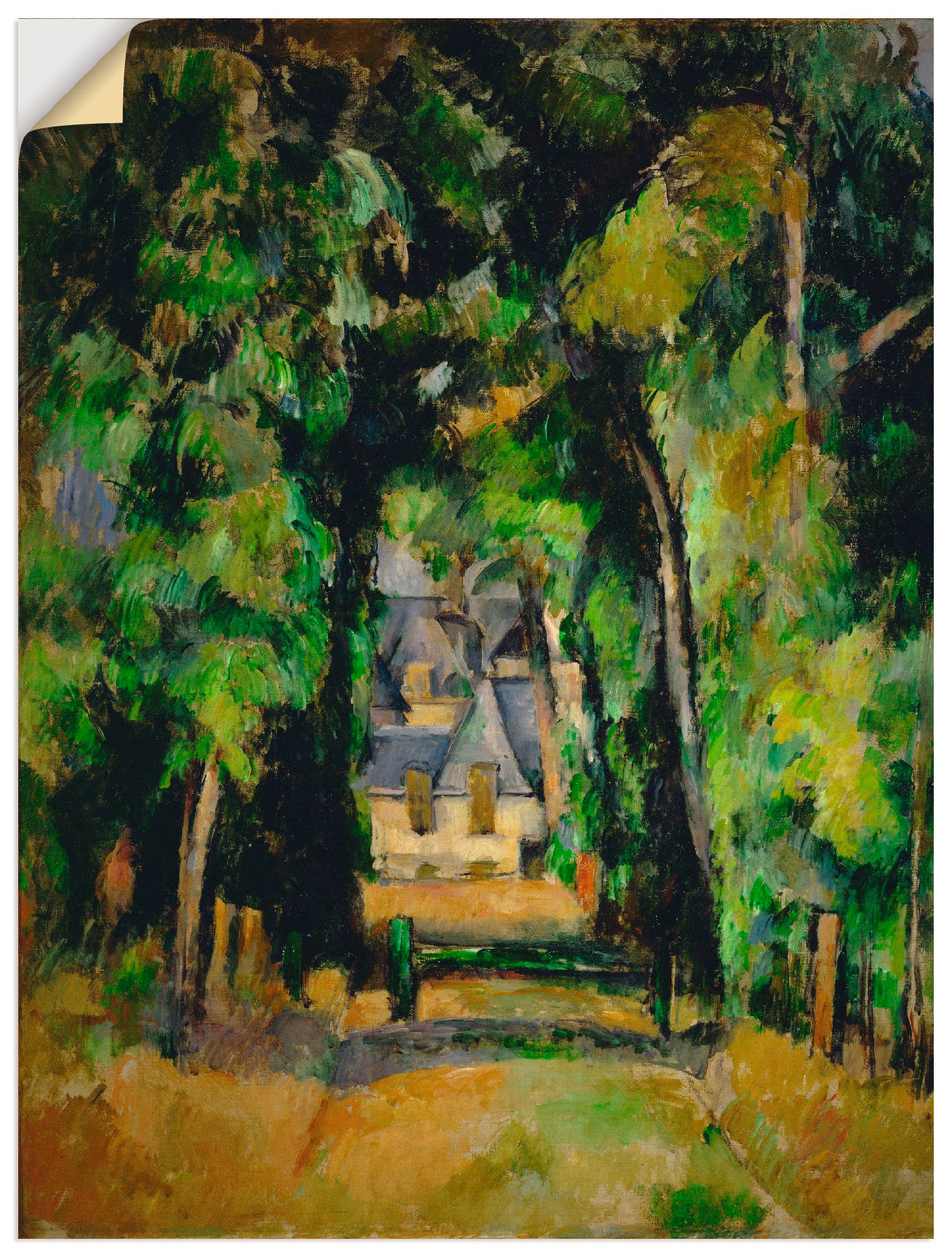 Artland Wandbild »Allee in Chantilly«, Wiesen & Bäume, (1 St.), als  Leinwandbild, Wandaufkleber oder Poster in versch. Größen kaufen | BAUR