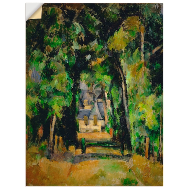 Artland Wandbild »Allee in Chantilly«, Wiesen & Bäume, (1 St.), als  Leinwandbild, Wandaufkleber oder Poster in versch. Größen kaufen | BAUR