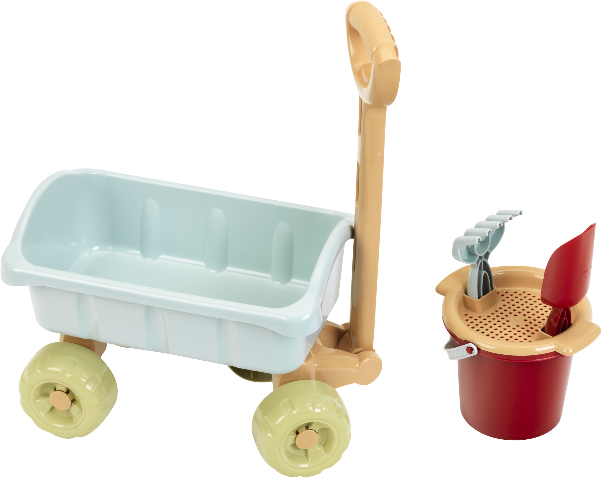 Klein Bollerwagen »Little Foot, Spiel-Bollerwagen mit Eimerset, aus Recyclingkunststoff«, Made in Germany